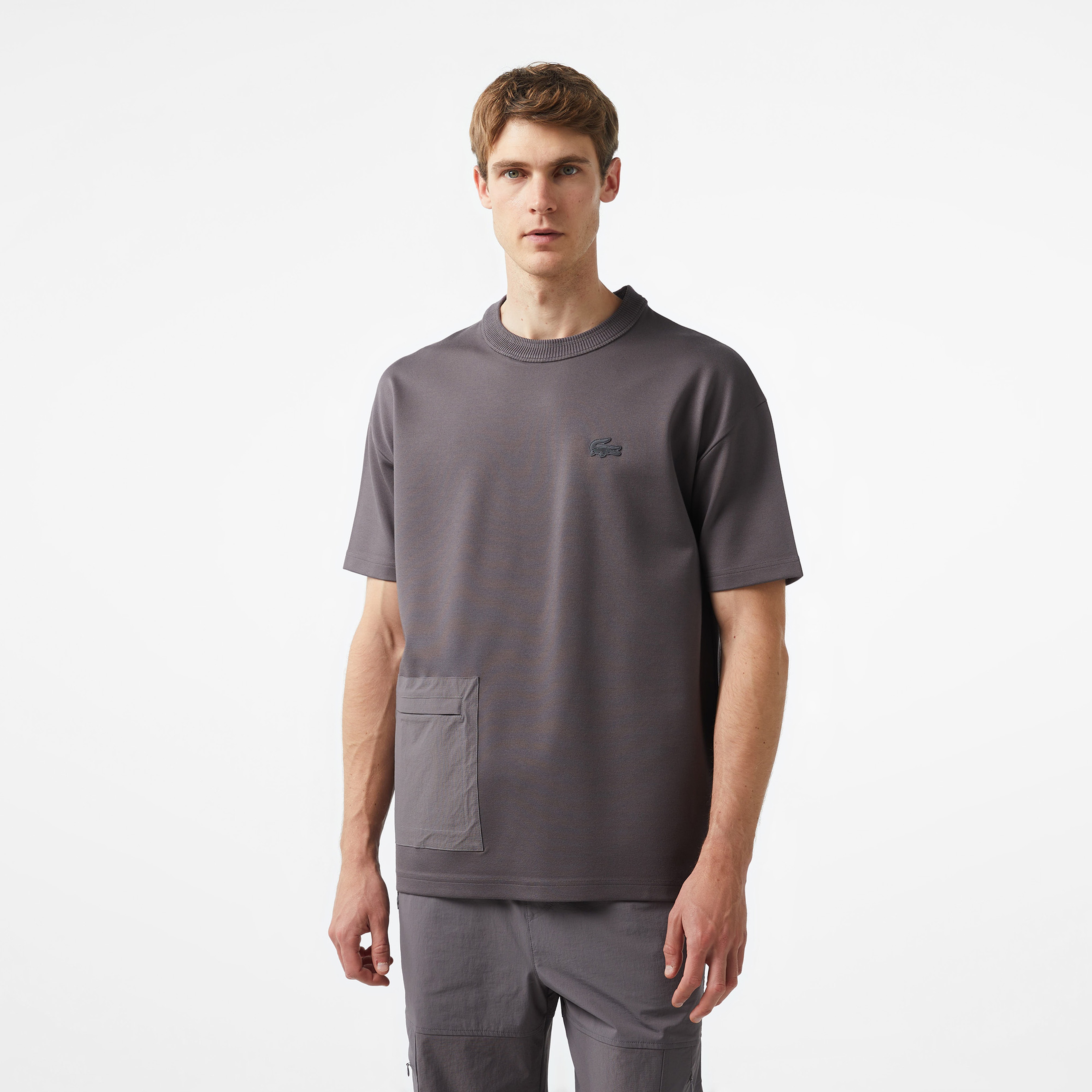 Lacoste x House of SuperStep Erkek Siyah T-Shirt