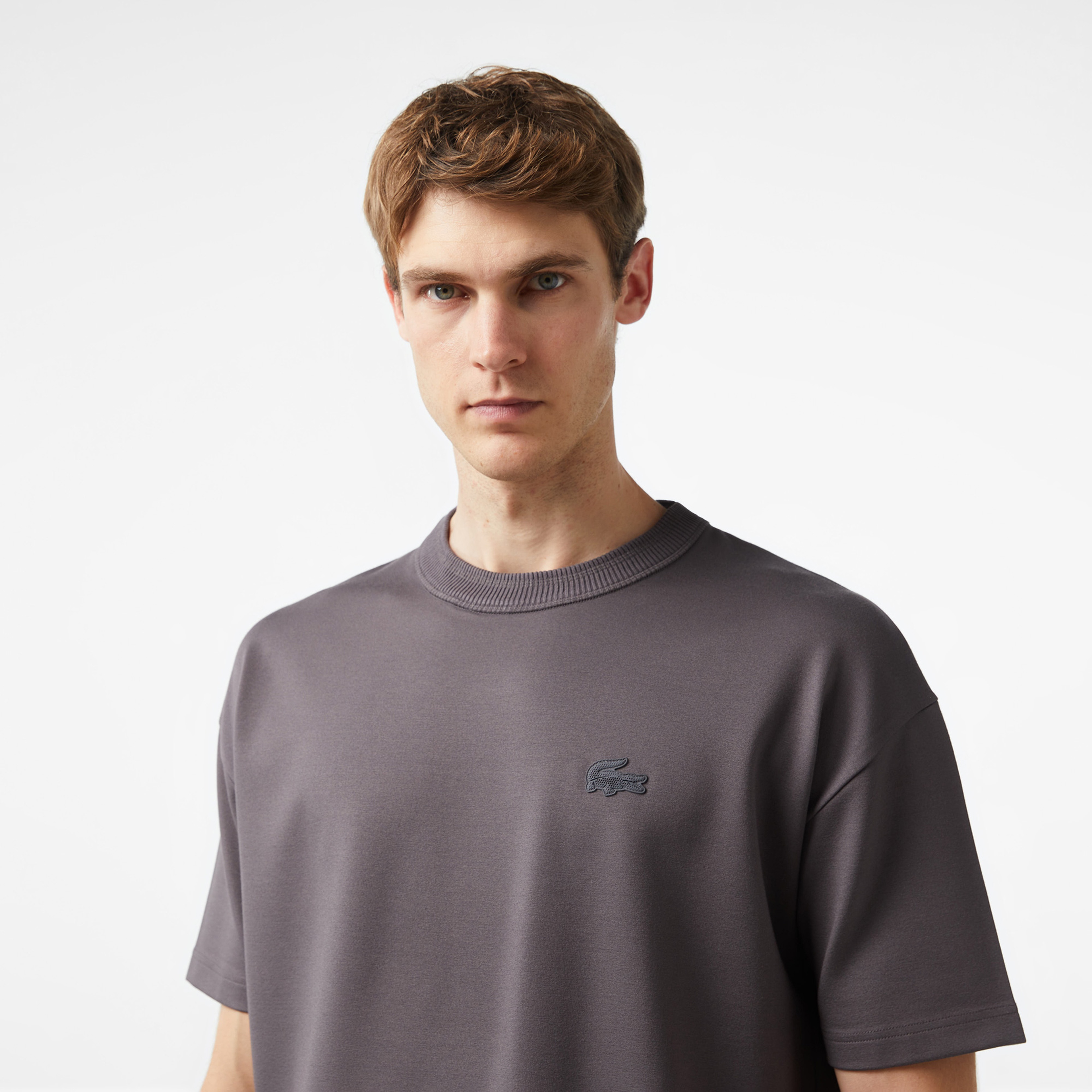 Lacoste x House of SuperStep Erkek Siyah T-Shirt