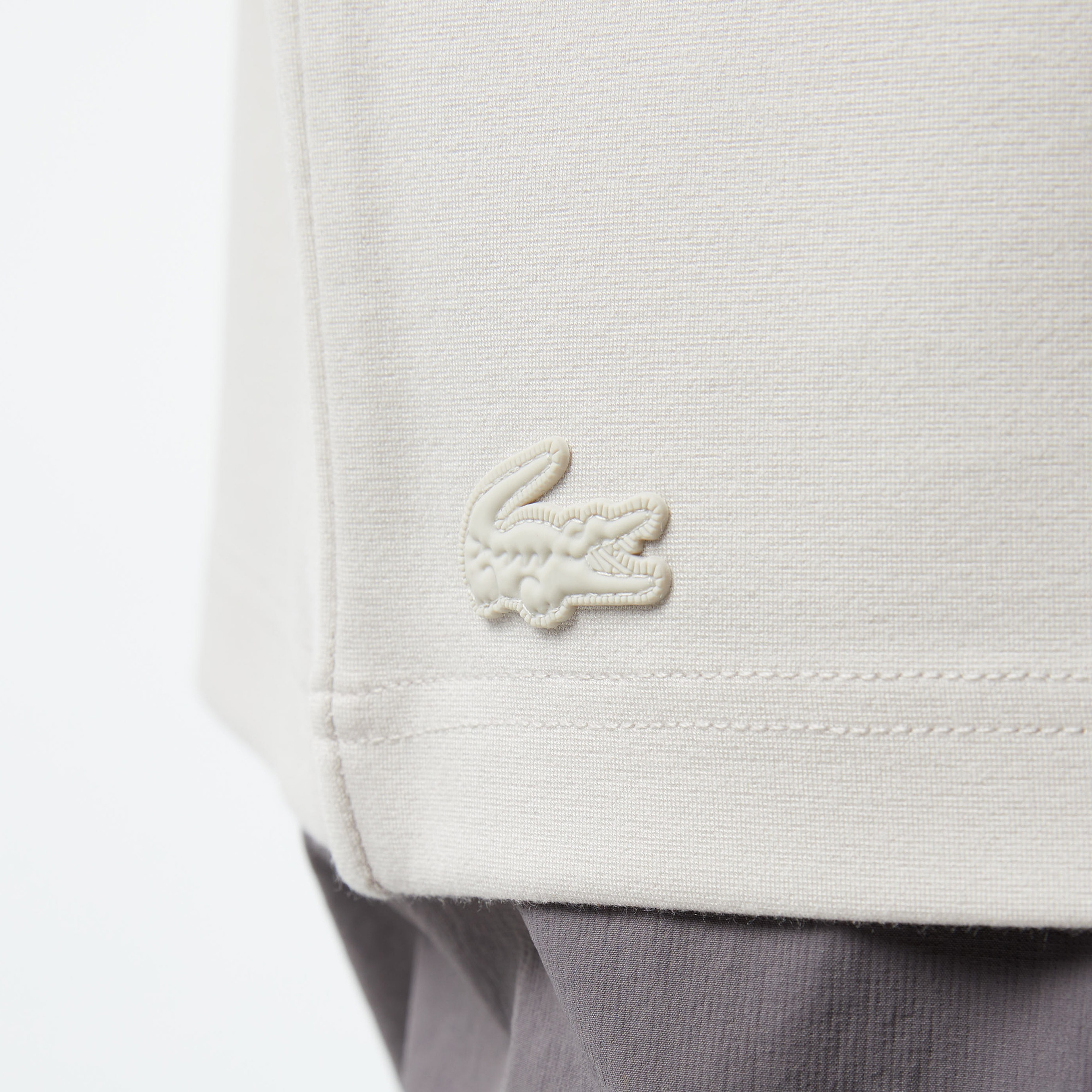 Lacoste x House of SuperStep Erkek Gri T-Shirt