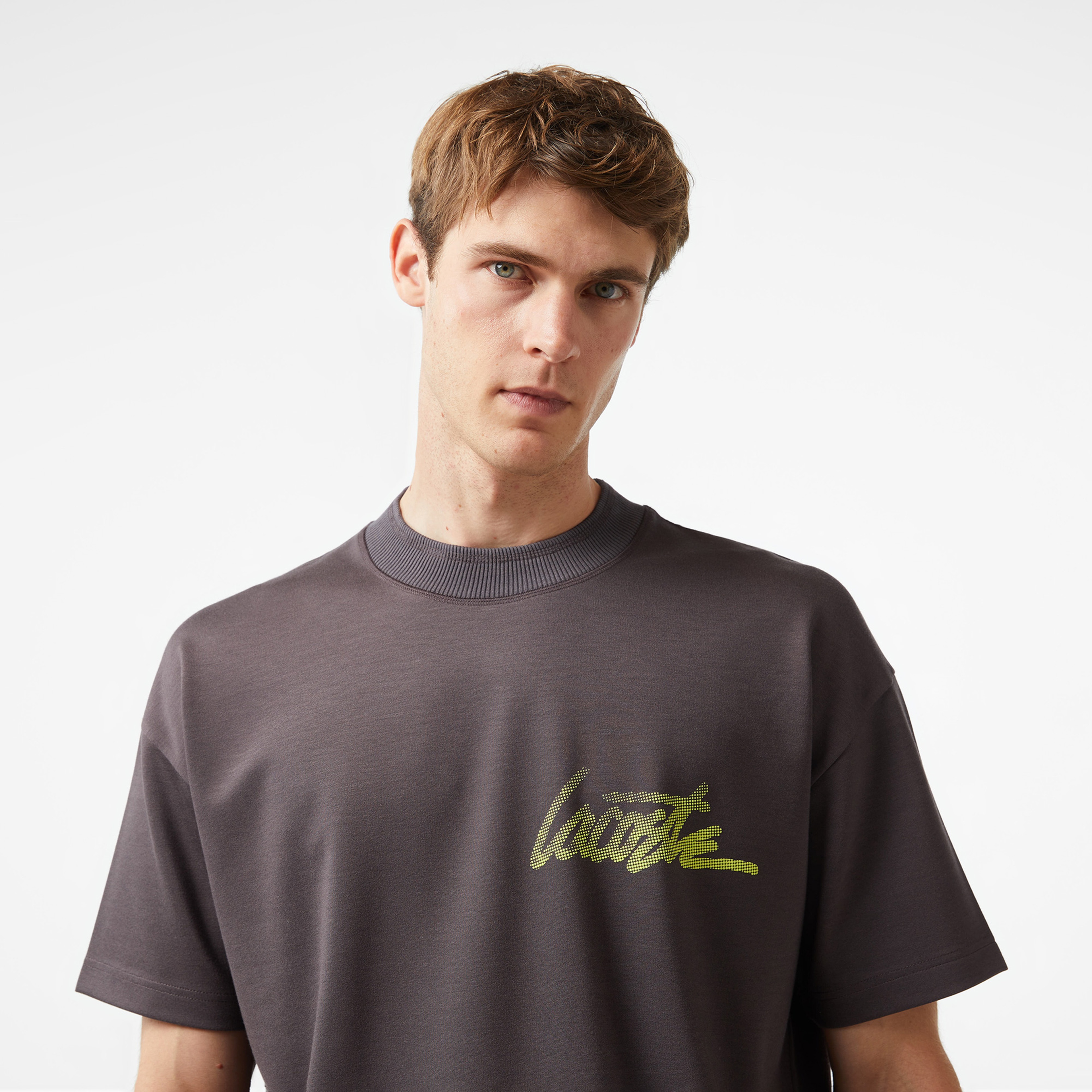 Lacoste x House of SuperStep Erkek Siyah T-Shirt