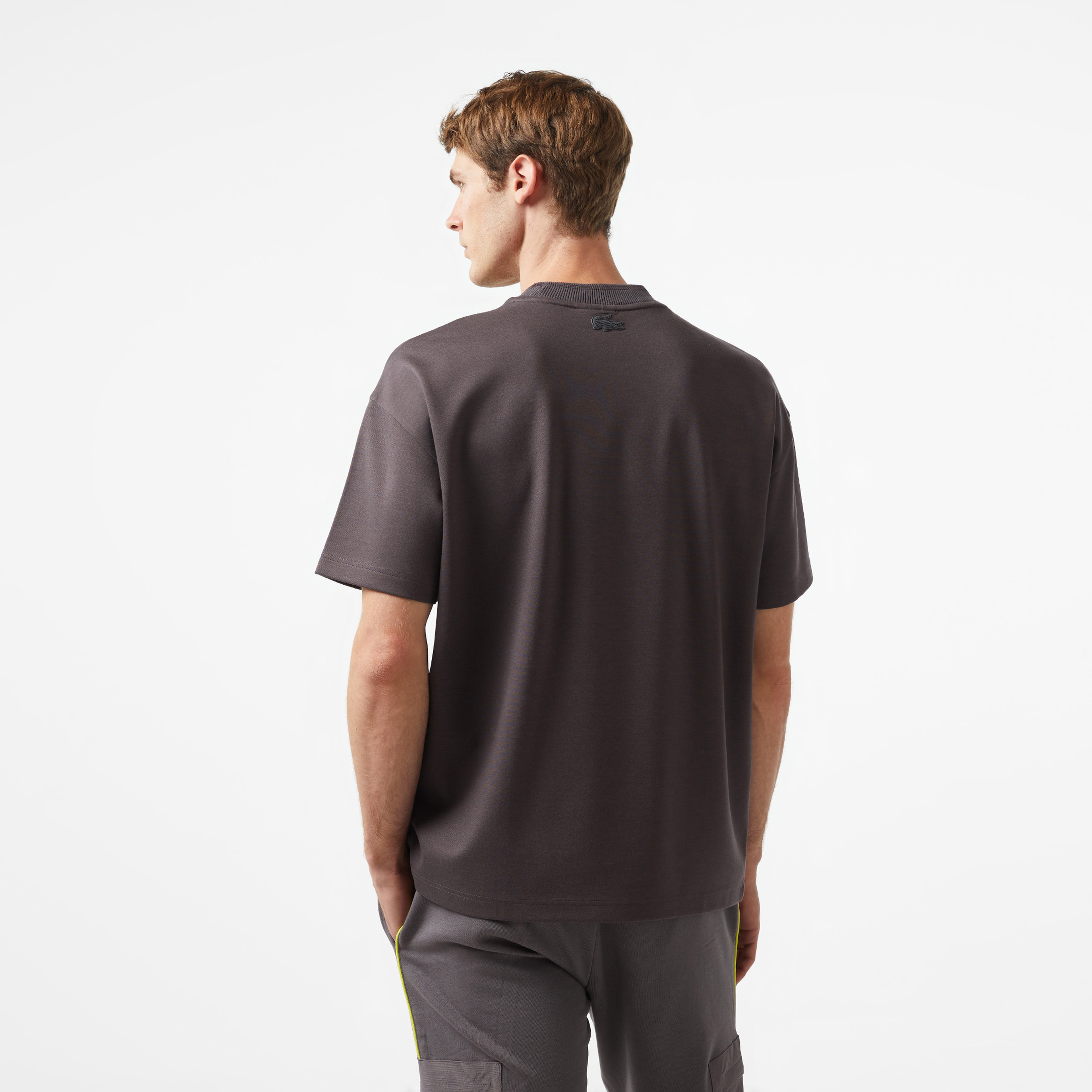 Lacoste x House of SuperStep Erkek Siyah T-Shirt