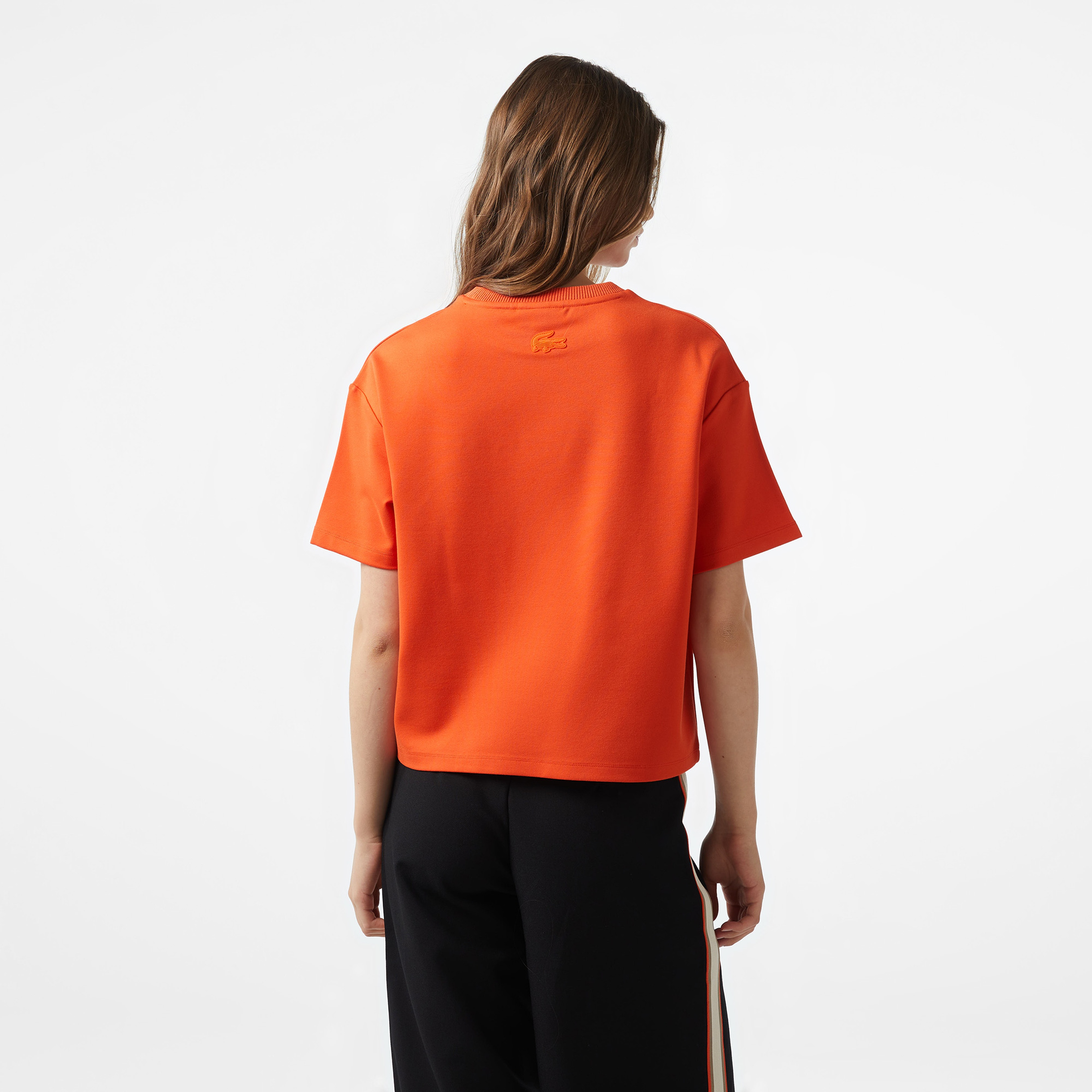 Lacoste x House of SuperStep Kadın Kırmızı T-Shirt