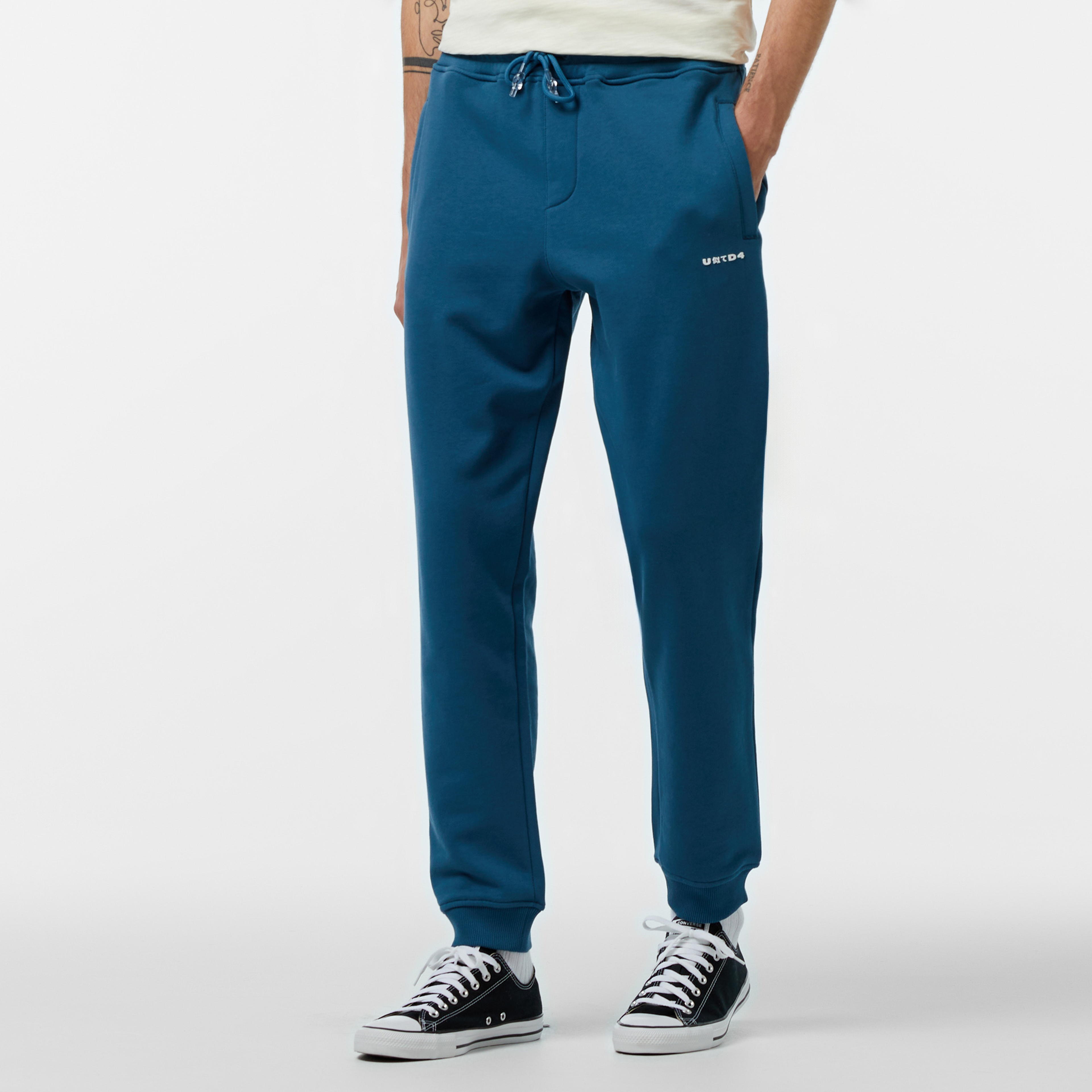 UNITED4 Erkek Mavi Eşofman Altı