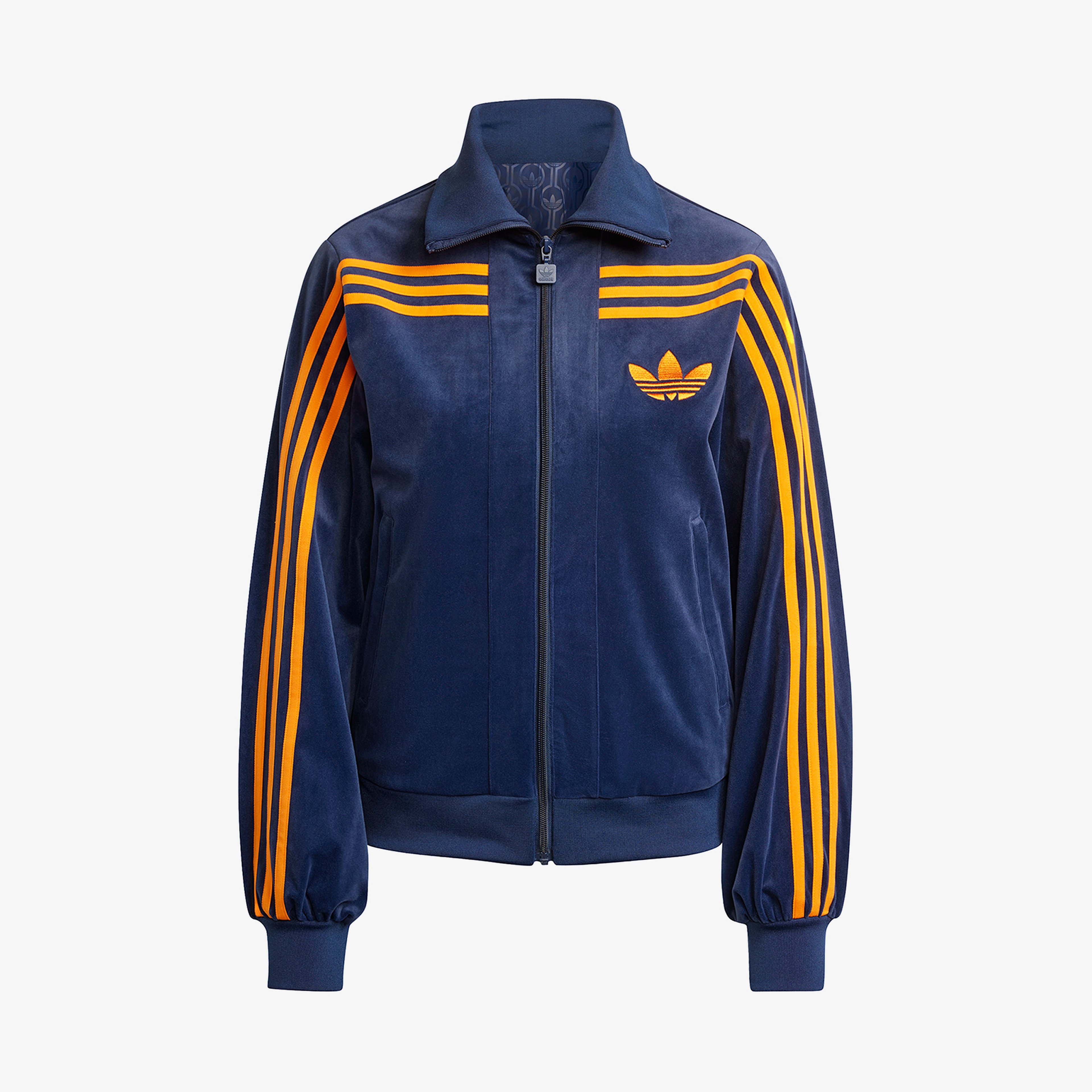 adidas 70S Velour Kadın Günlük Mavi Ceket
