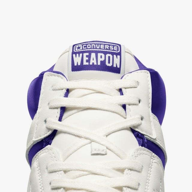 Converse Weapon Unisex Mor Deri Sneaker - Görsel 9