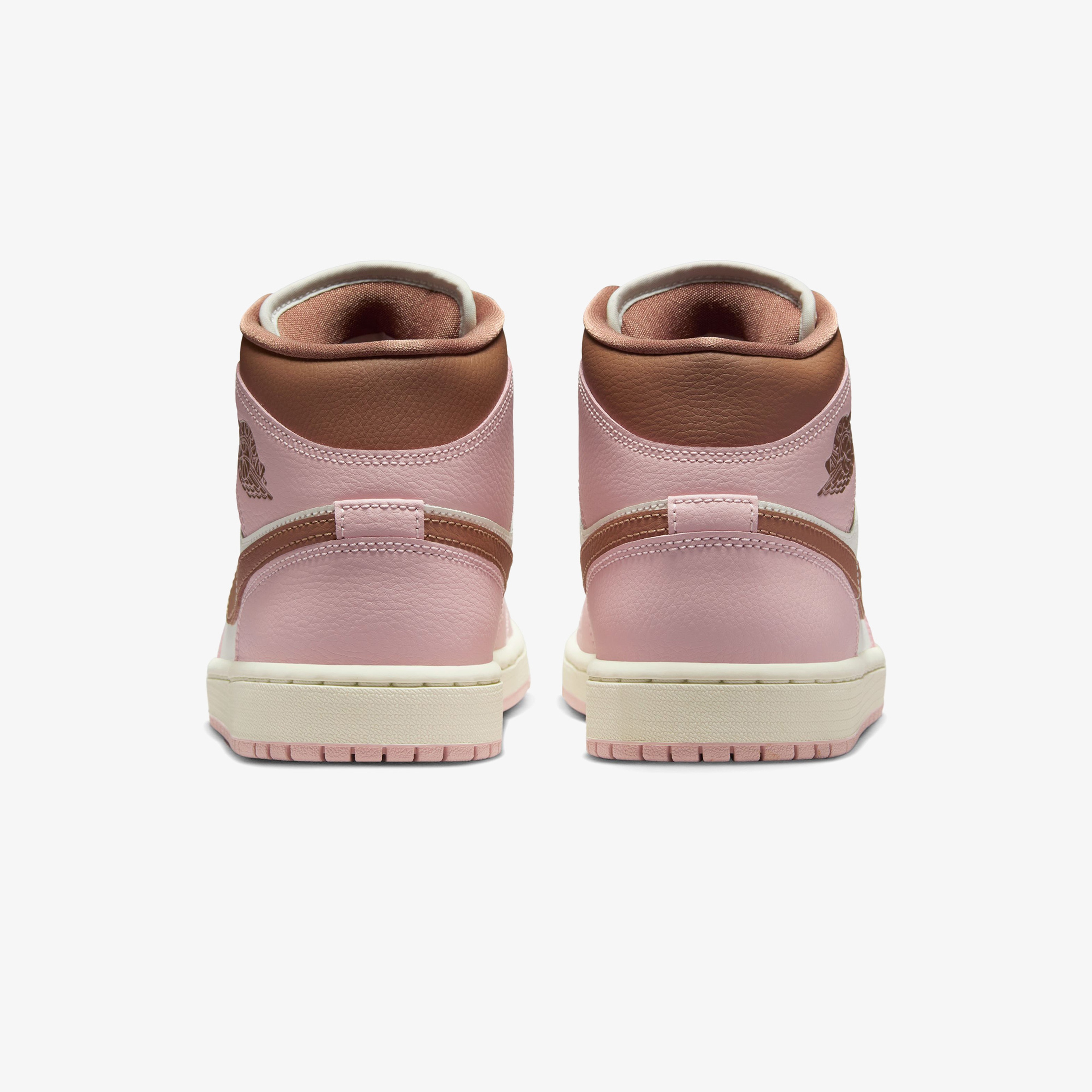 Nike Air Jordan 1 Mid Pink Sail Kadın Pembe/Beyaz Sneaker