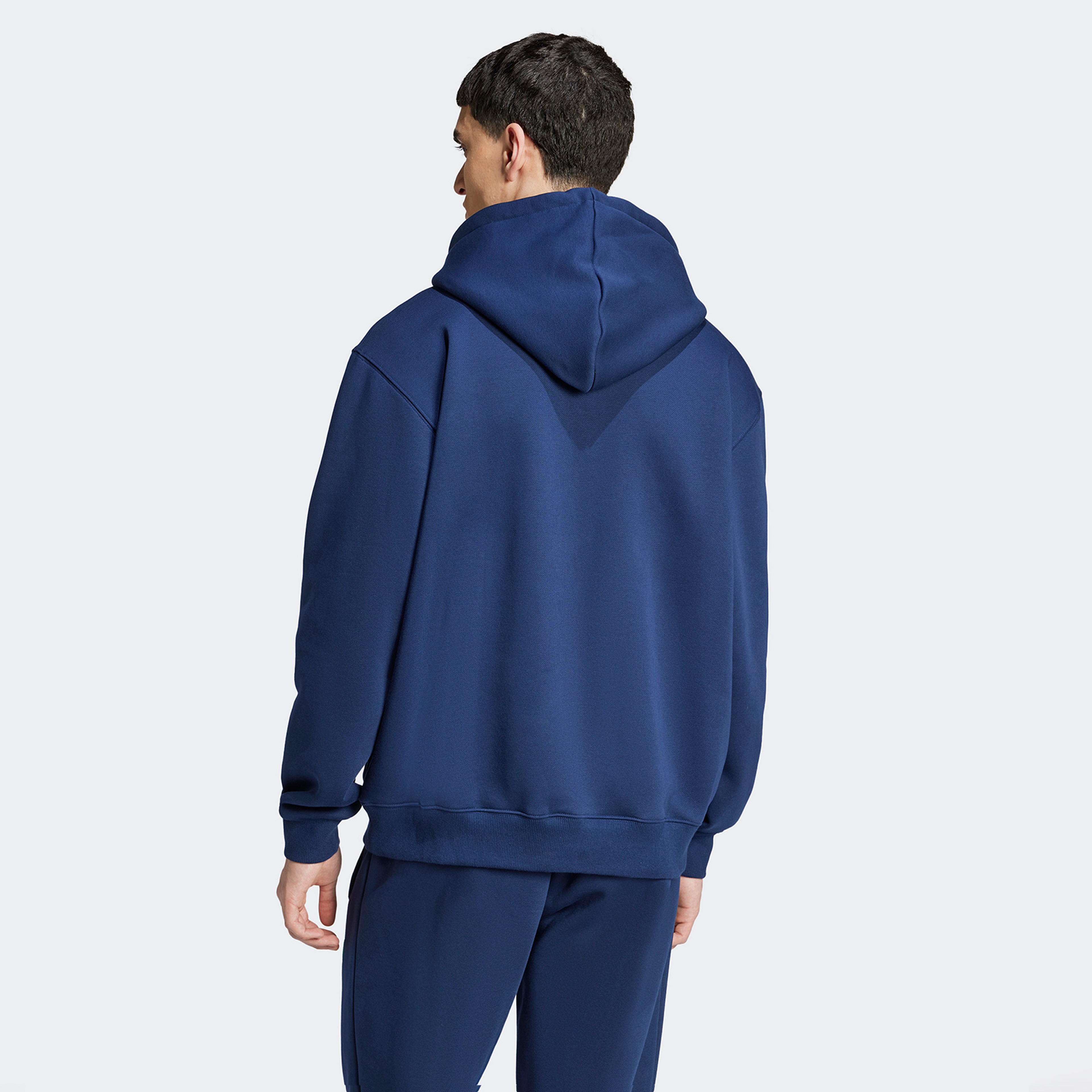 adidas Originals 70s Fleece Kapüşonlu Erkek Mavi Hoodie