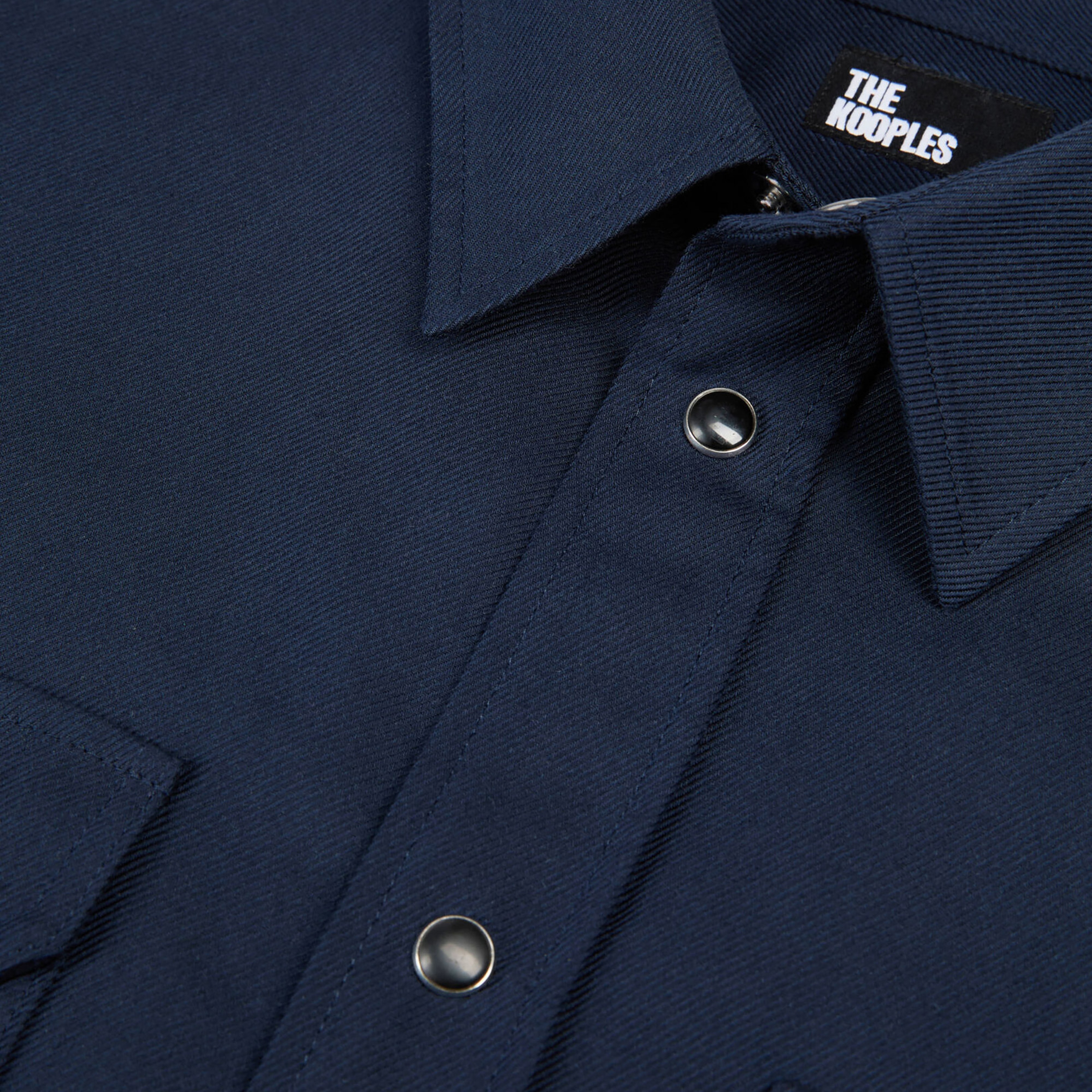 ERKEK LACİVERT GÖMLEK