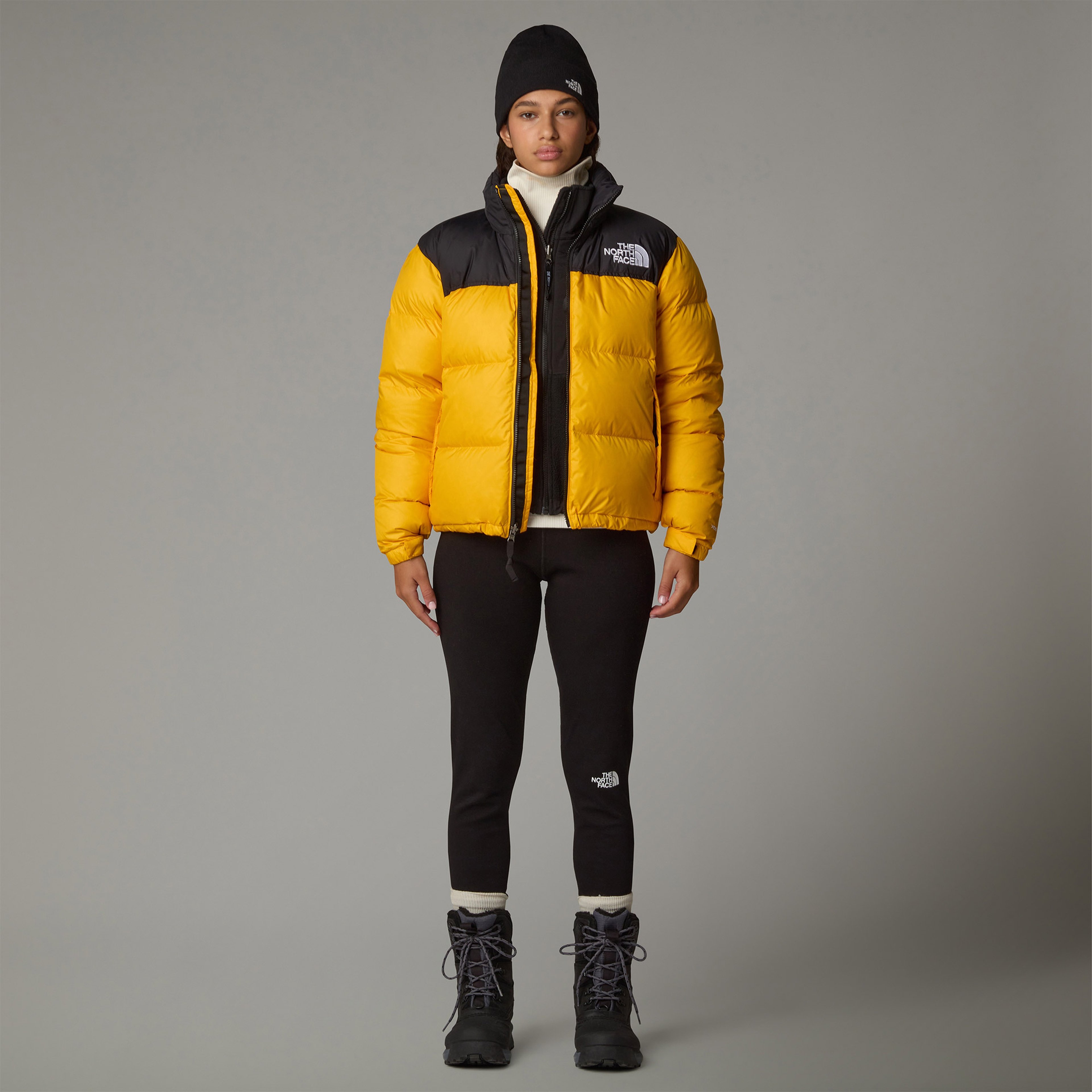The North Face 1996 Retro Nuptse Kadın Sarı Mont