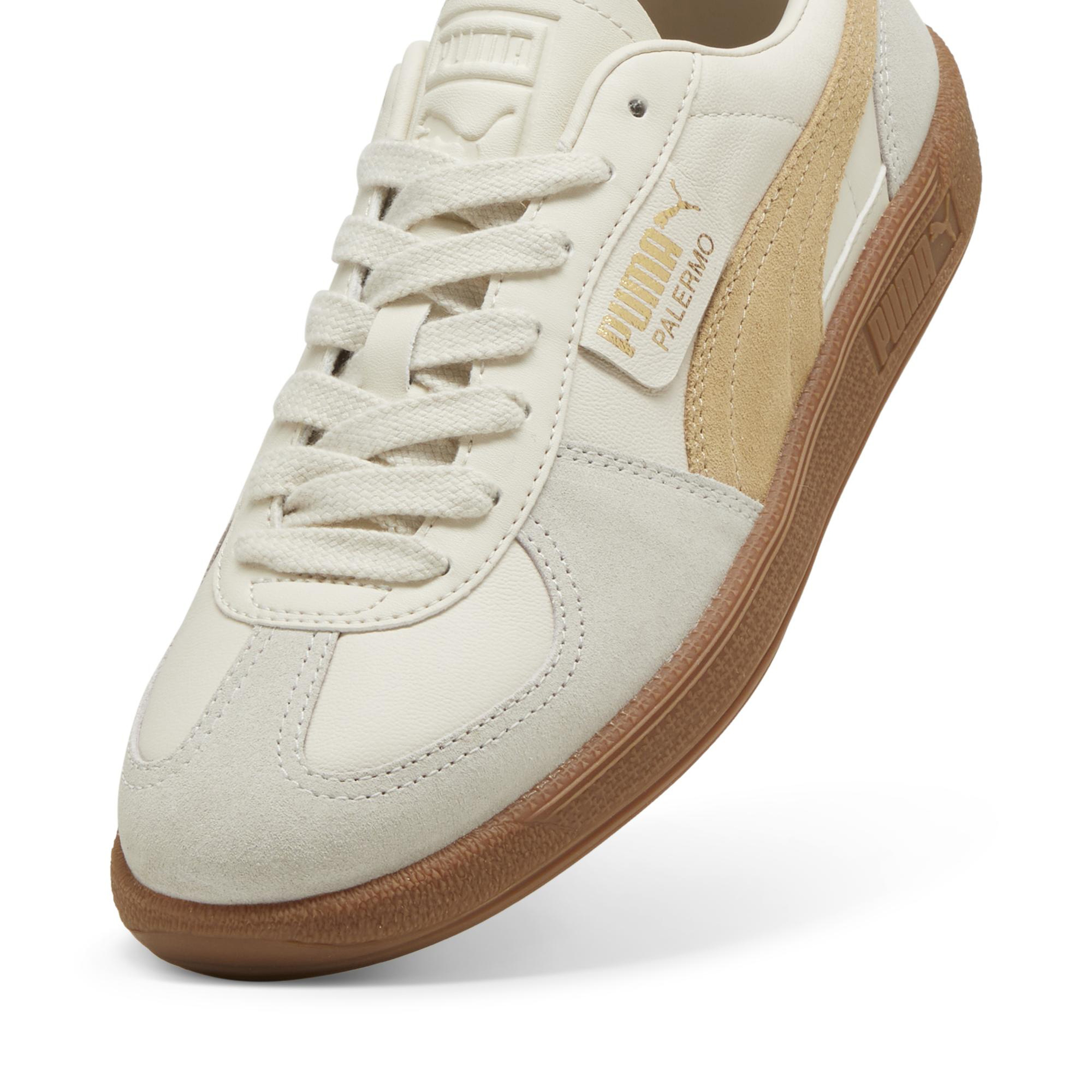 Puma Palermo Leather Unisex Krem Spor Ayakkabı
