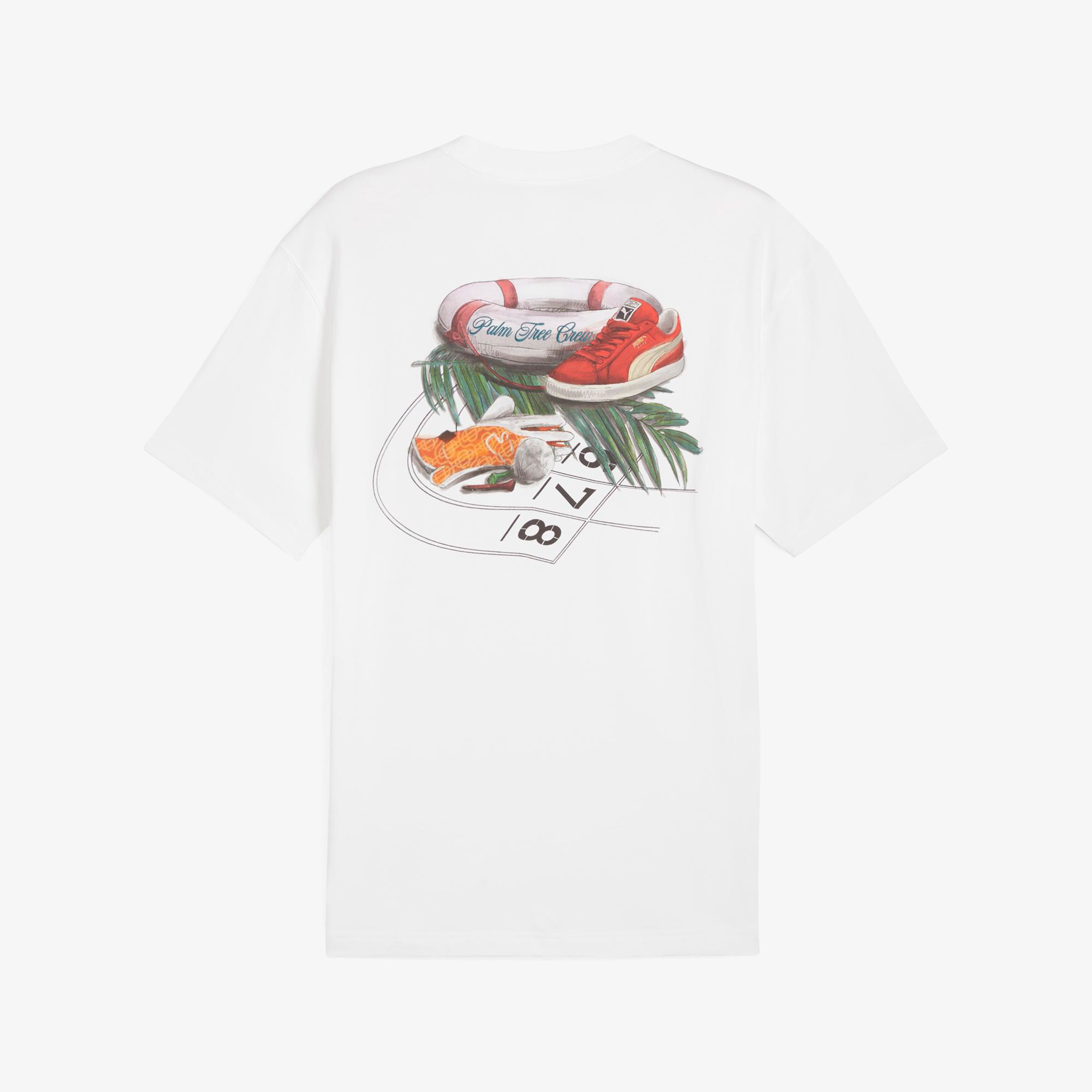 Puma X Ptc Graphic Unisex Beyaz T-Shirt