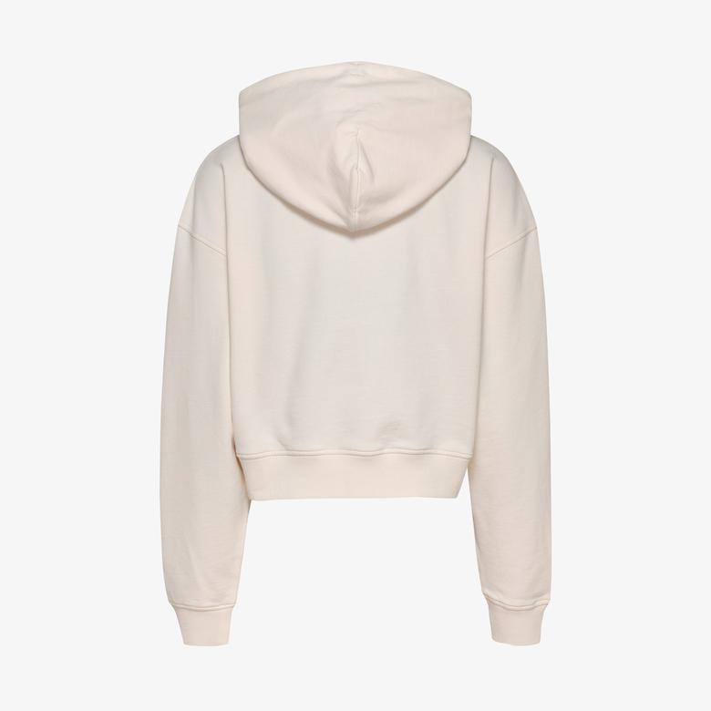 Tommy Hilfiger Tjw Boxy Crp Gmd Varsity Kadın Beyaz Hoodie