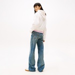 Tommy Hilfiger Tjw Boxy Crp Gmd Varsity Kadın Beyaz Hoodie