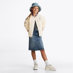 Tommy Hilfiger Varsity San Bomber Çocuk Bej Ceket