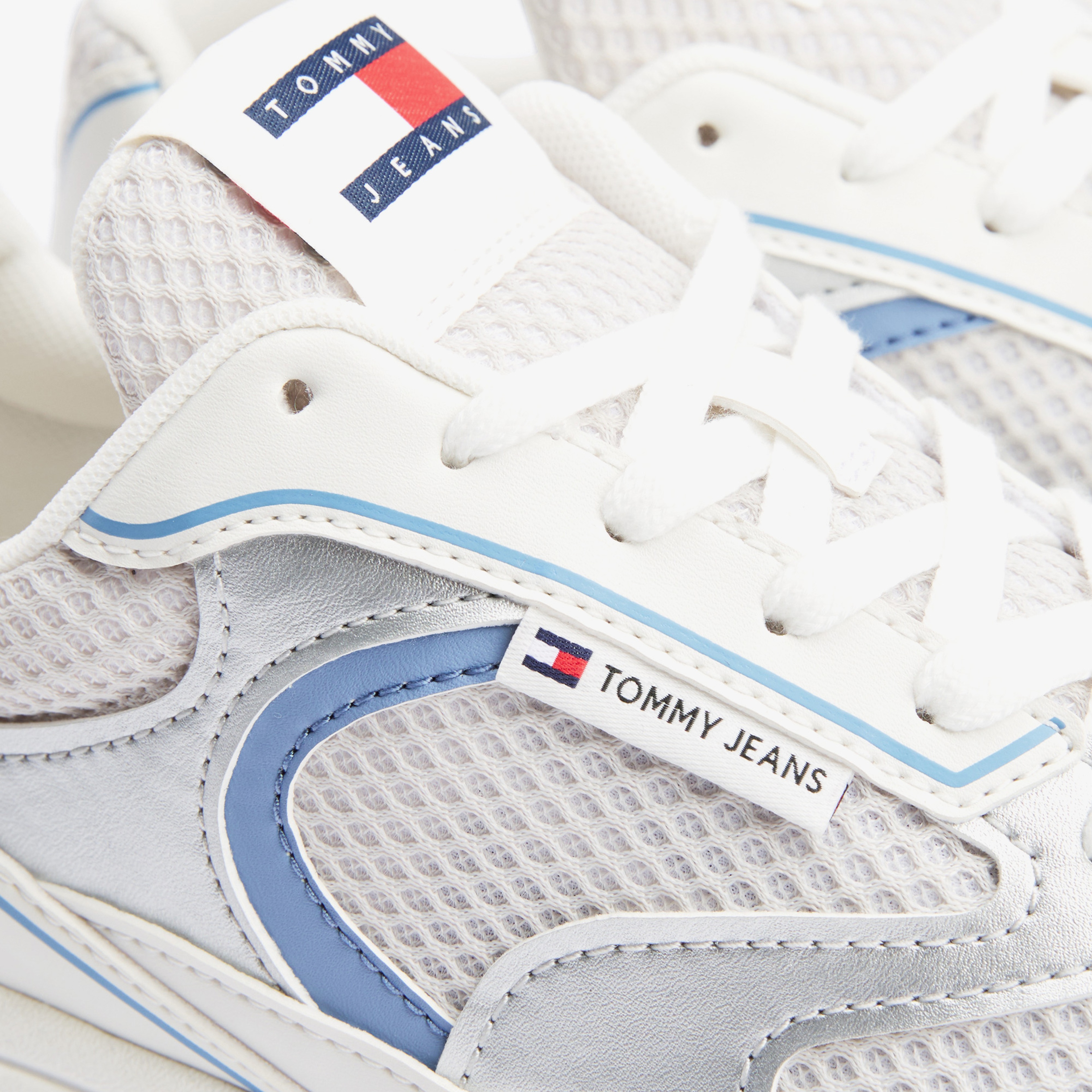 Tommy Hilfiger The Coney Metallic Kadın Mavi Spor Ayakkabı