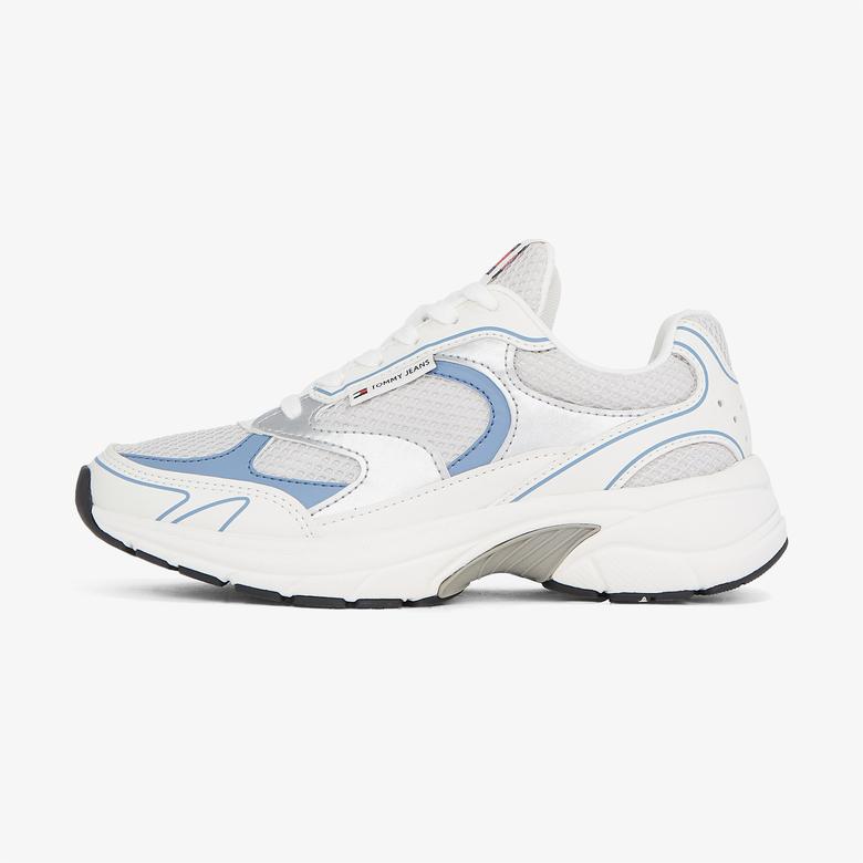 Tommy Hilfiger The Coney Metallic Kadın Mavi Spor Ayakkabı