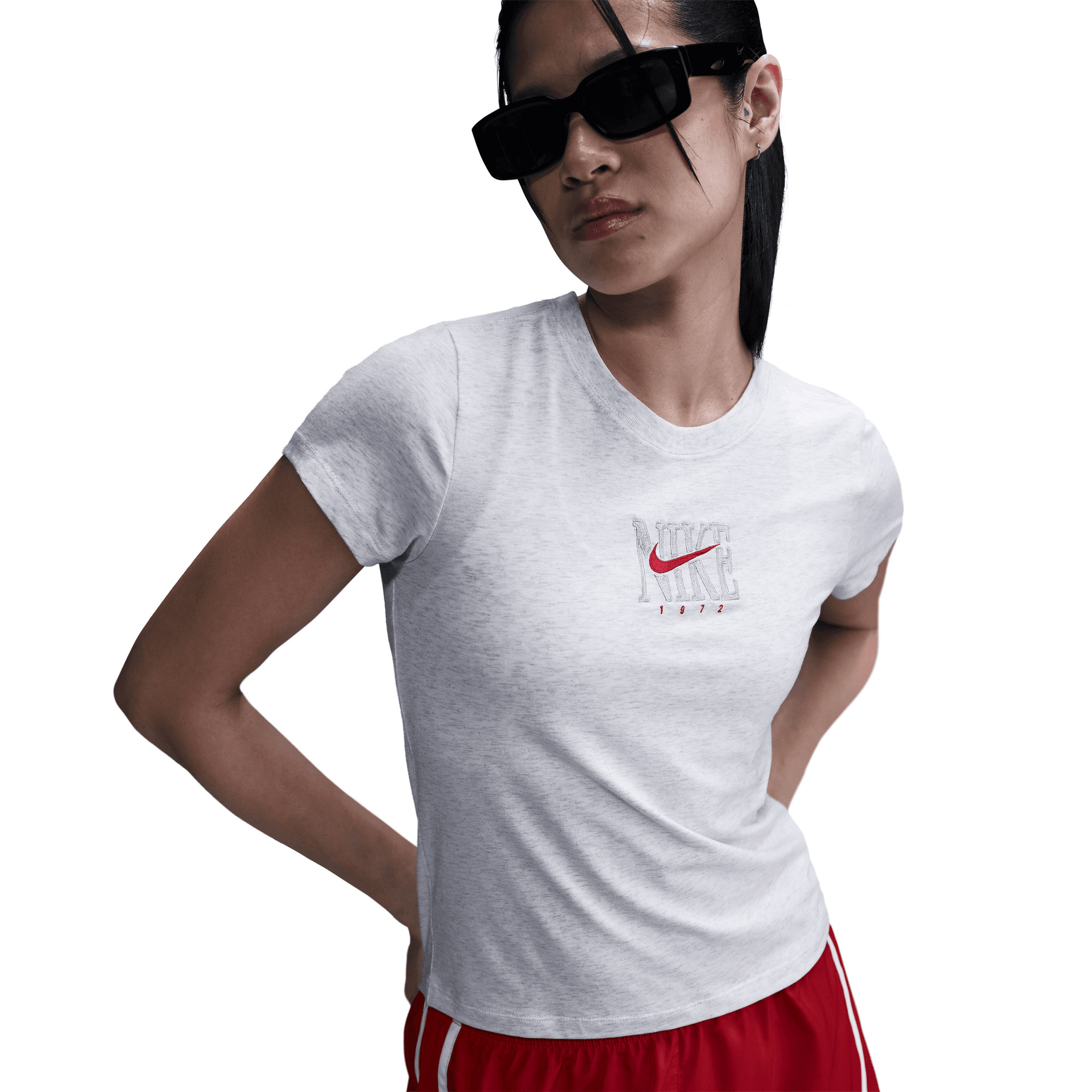 Nike Sportswear Street Kadın Mavi T-Shirt