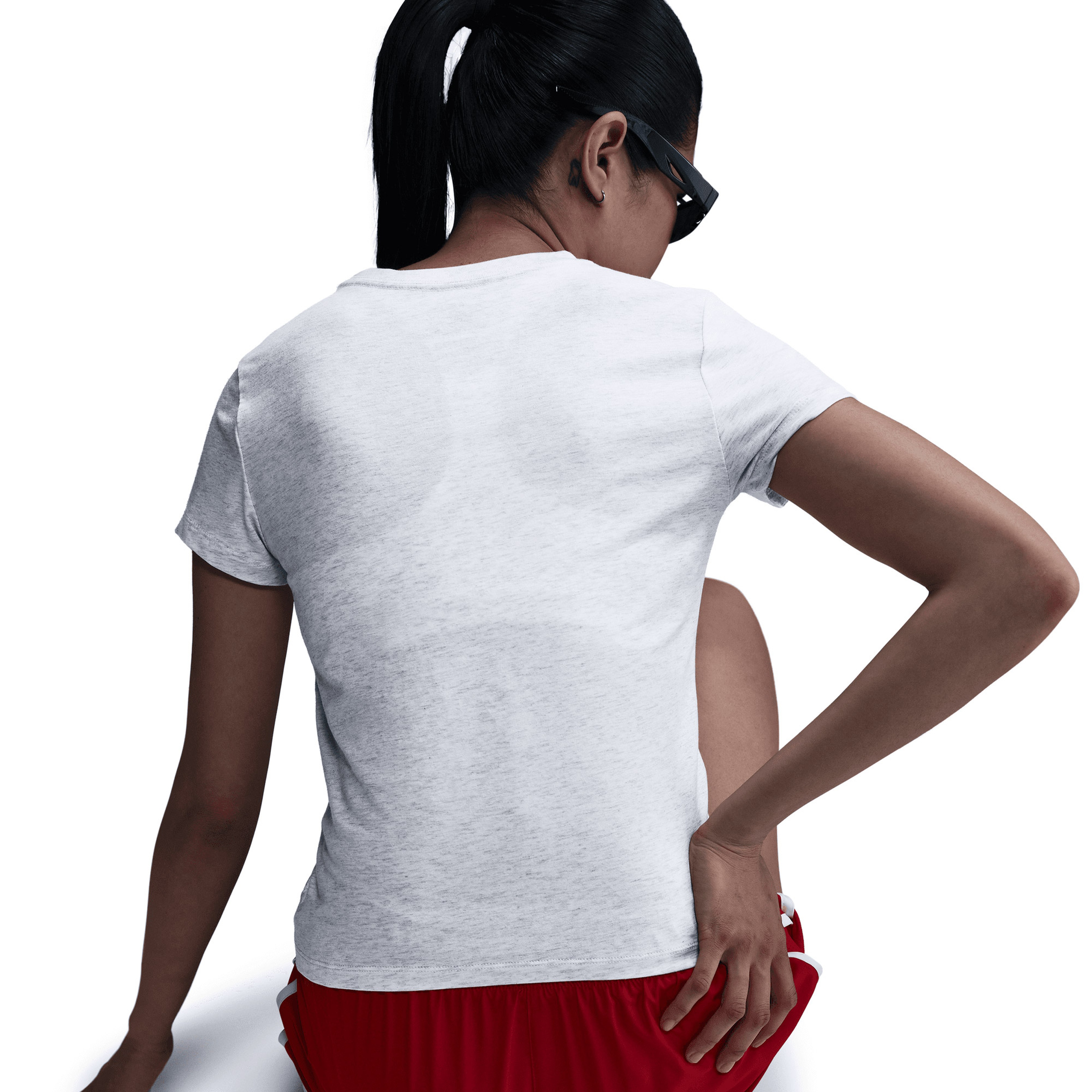 Nike Sportswear Street Kadın Mavi T-Shirt