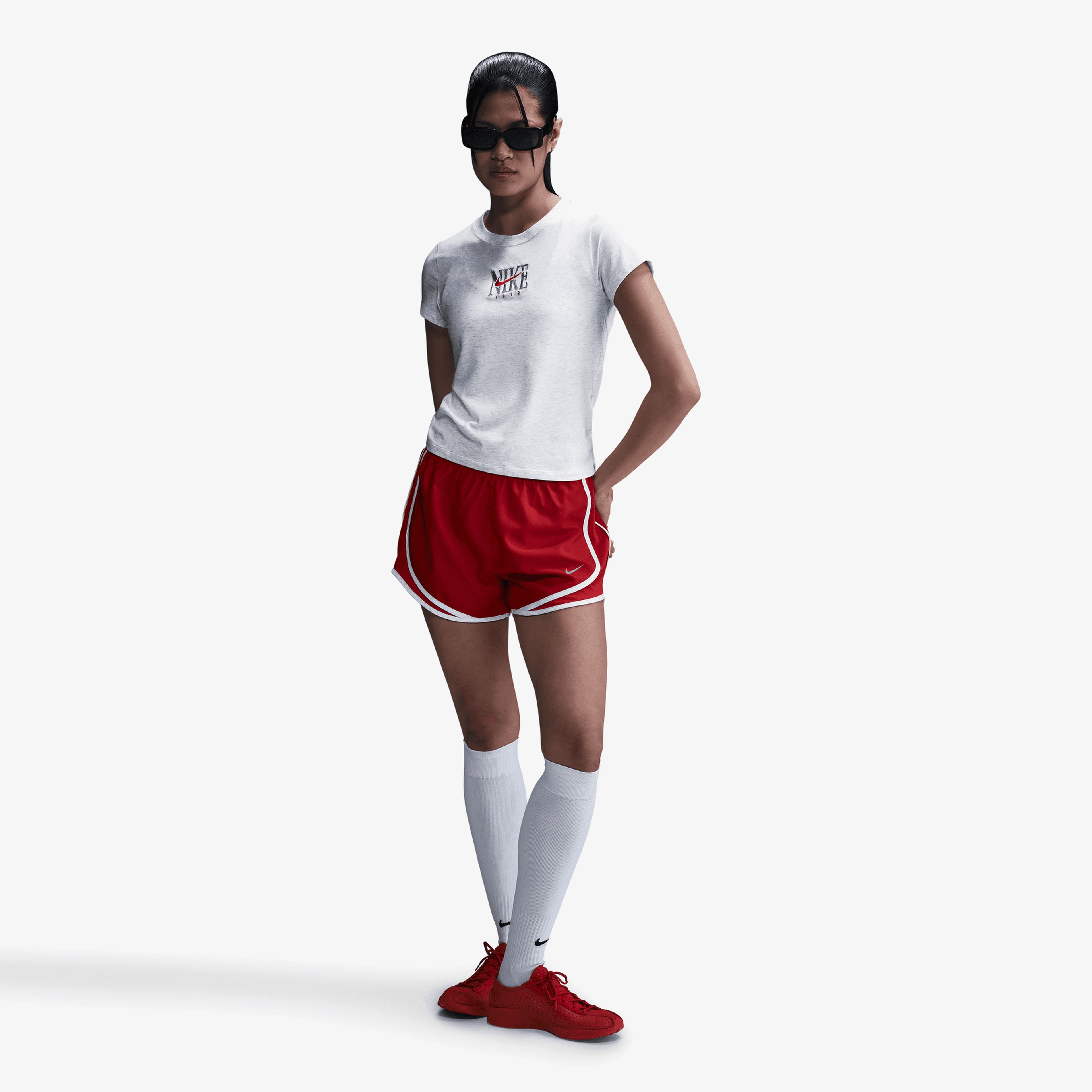 Nike Sportswear Street Kadın Mavi T-Shirt