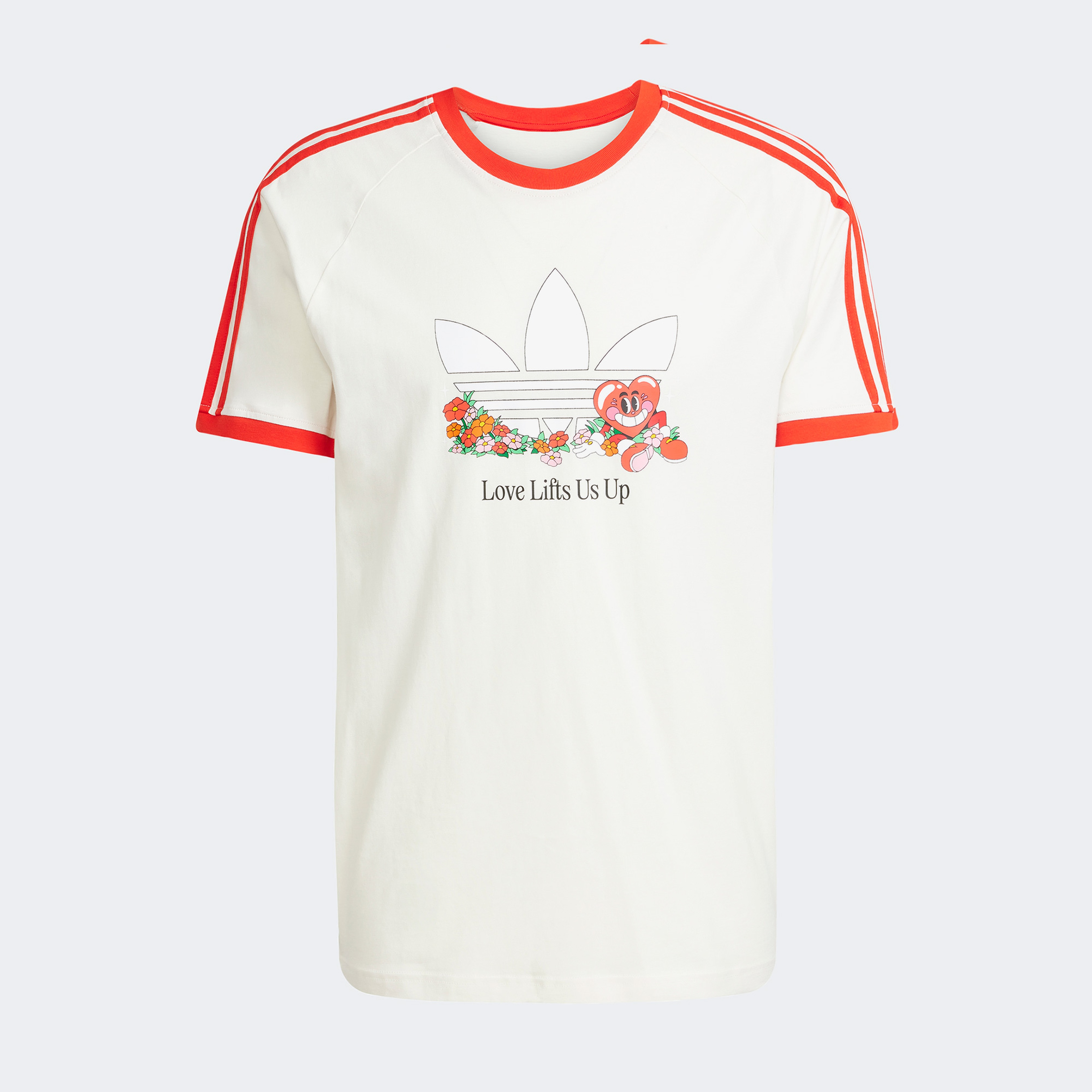 adidas Cali Erkek Beyaz T-Shirt
