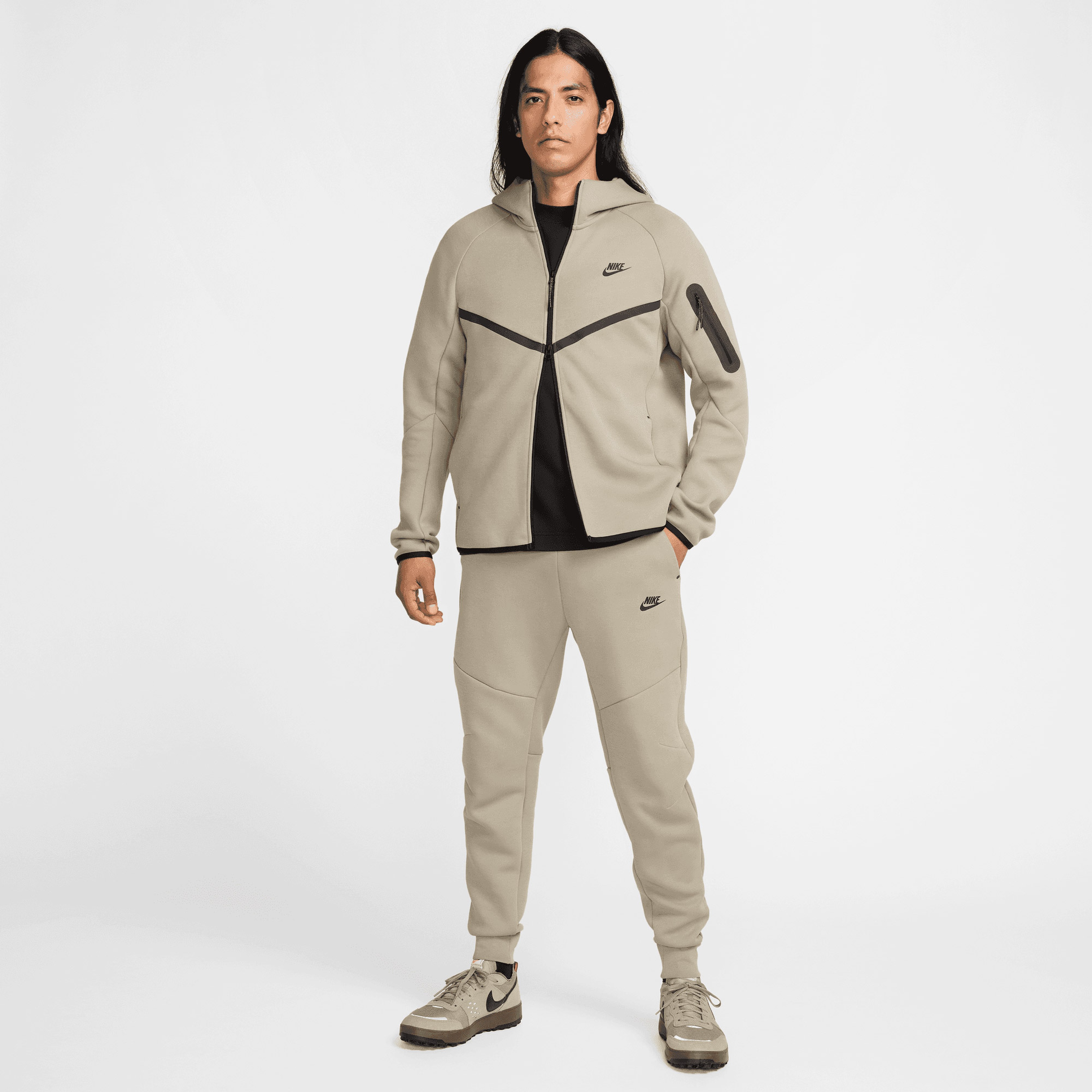 Nike Tech Fleece Erkek Bej Eşofman Altı