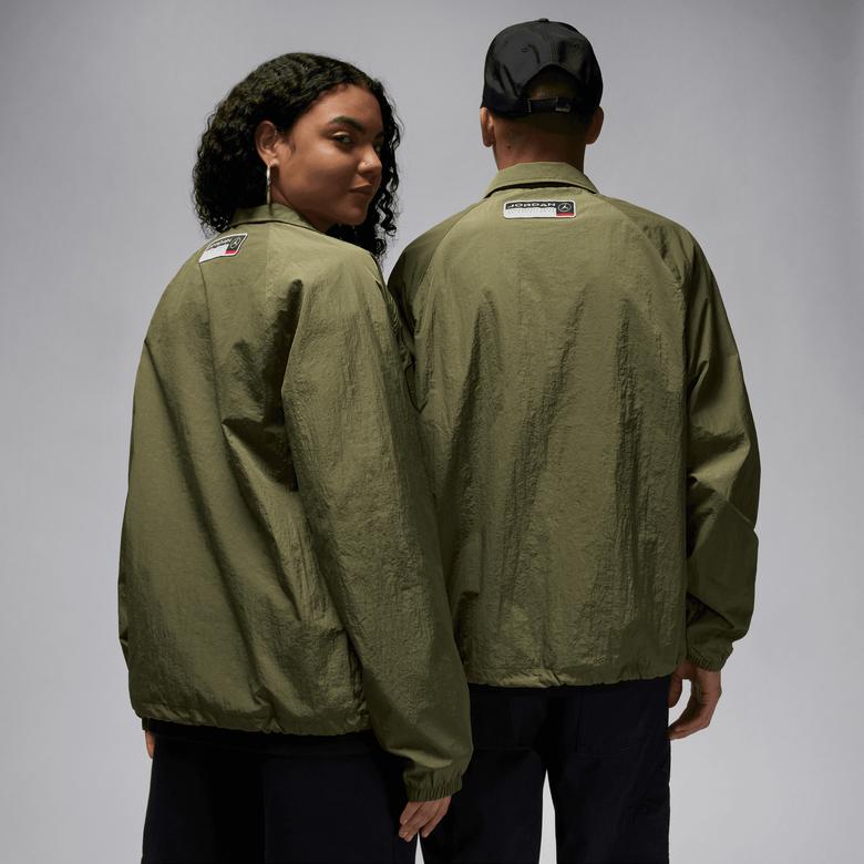 Jordan Essentials Coaches Erkek Yeşil Ceket