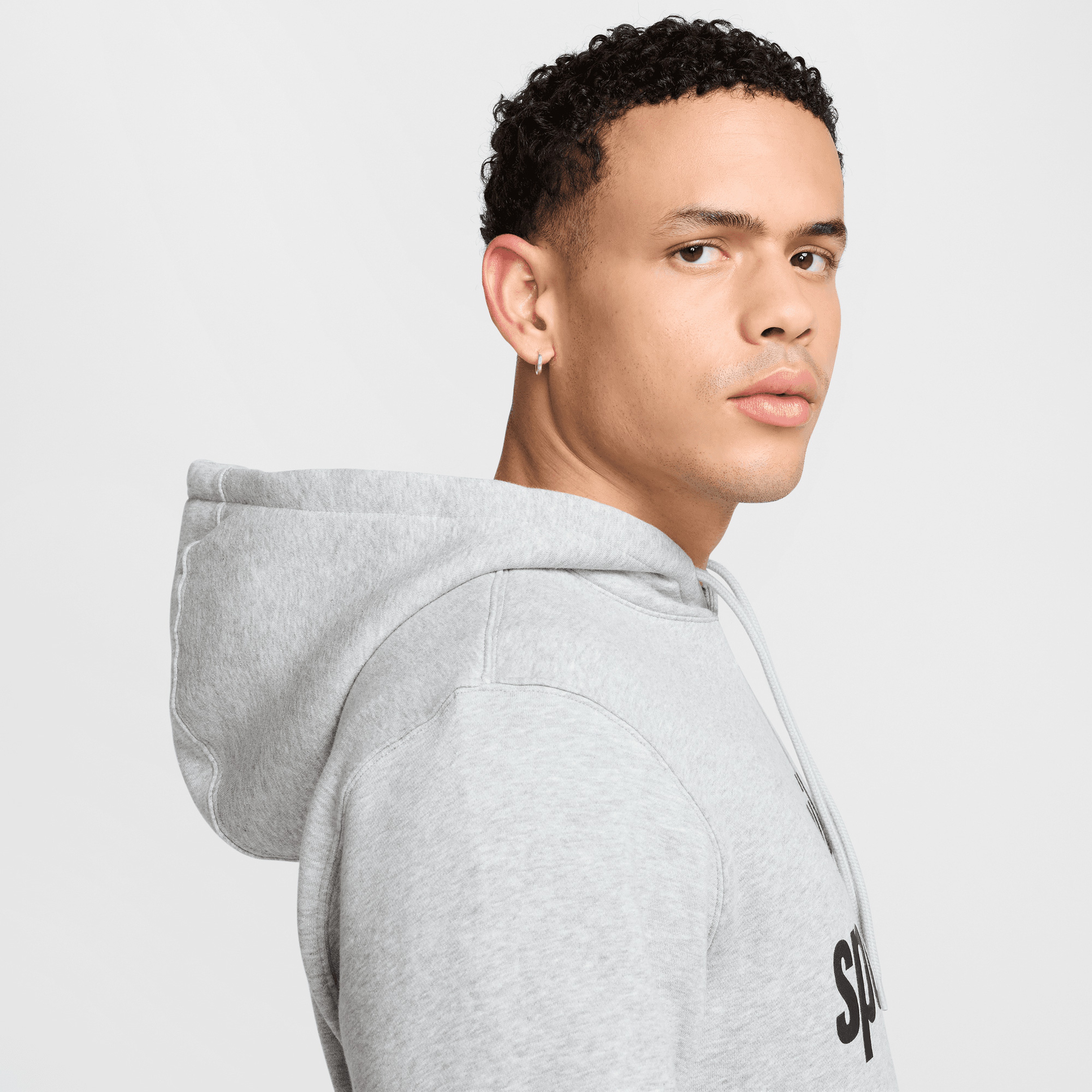 Nike Club Erkek Gri Sweatshirt
