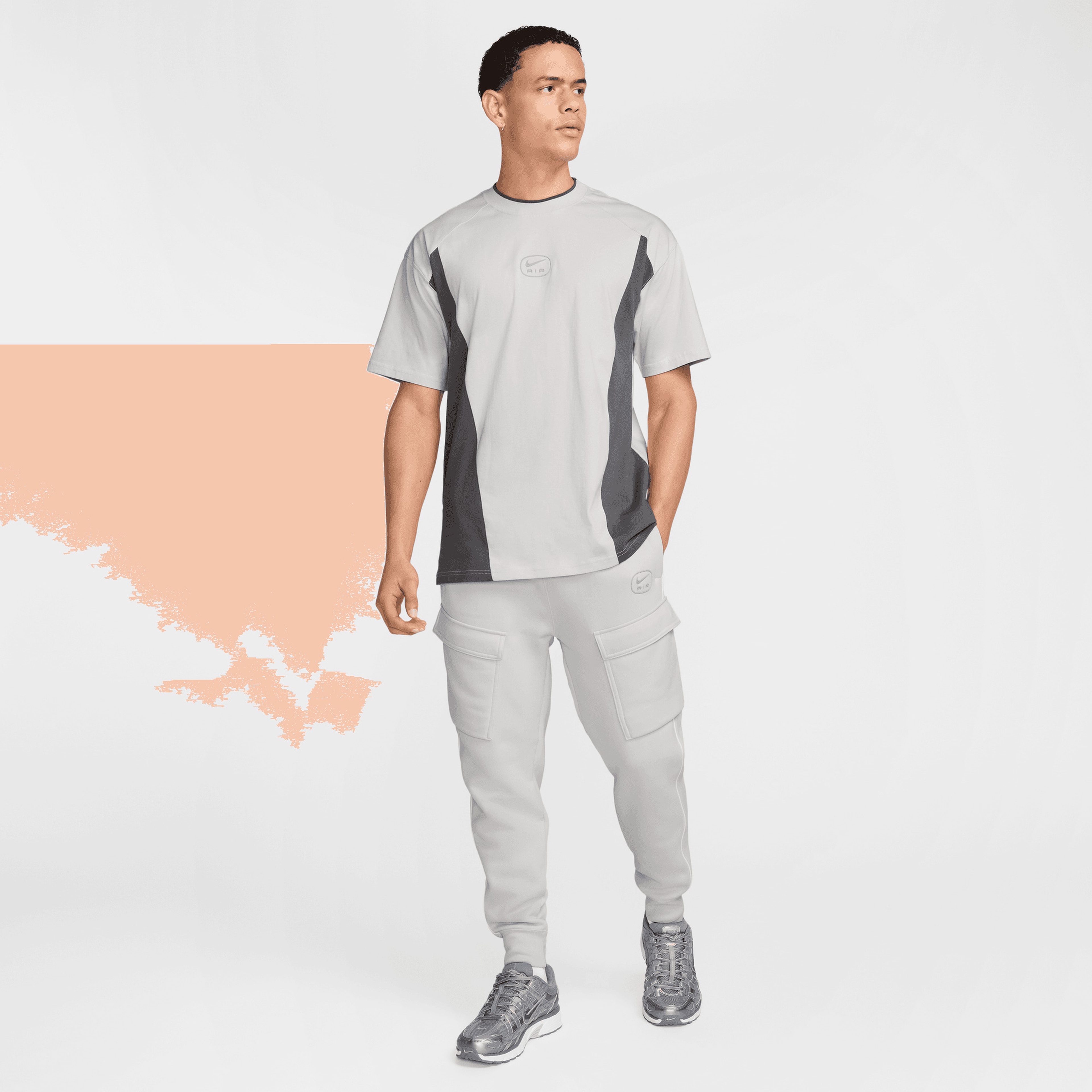 Nike Air Fit Erkek Gri T-Shirt