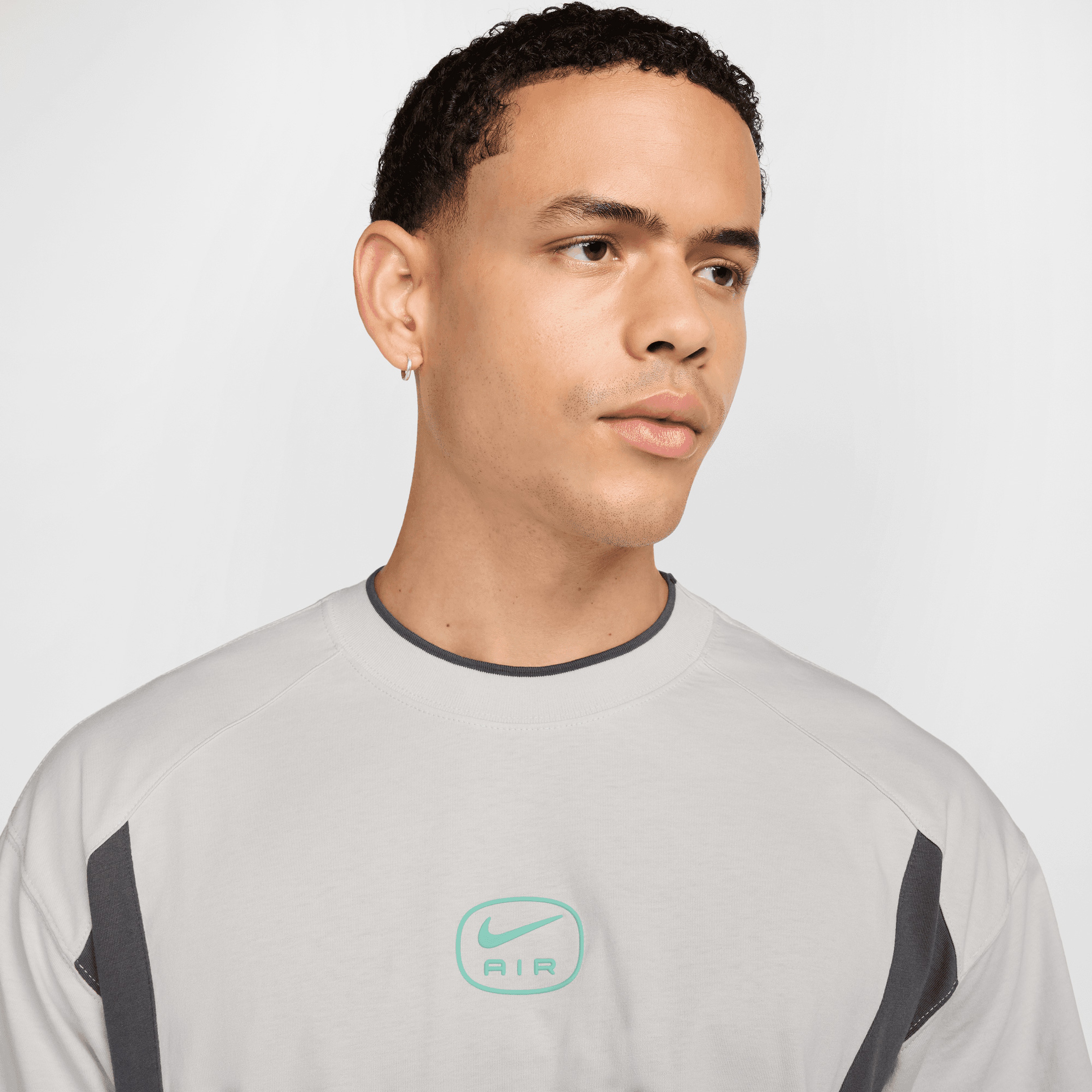 Nike Air Fit Erkek Gri T-Shirt