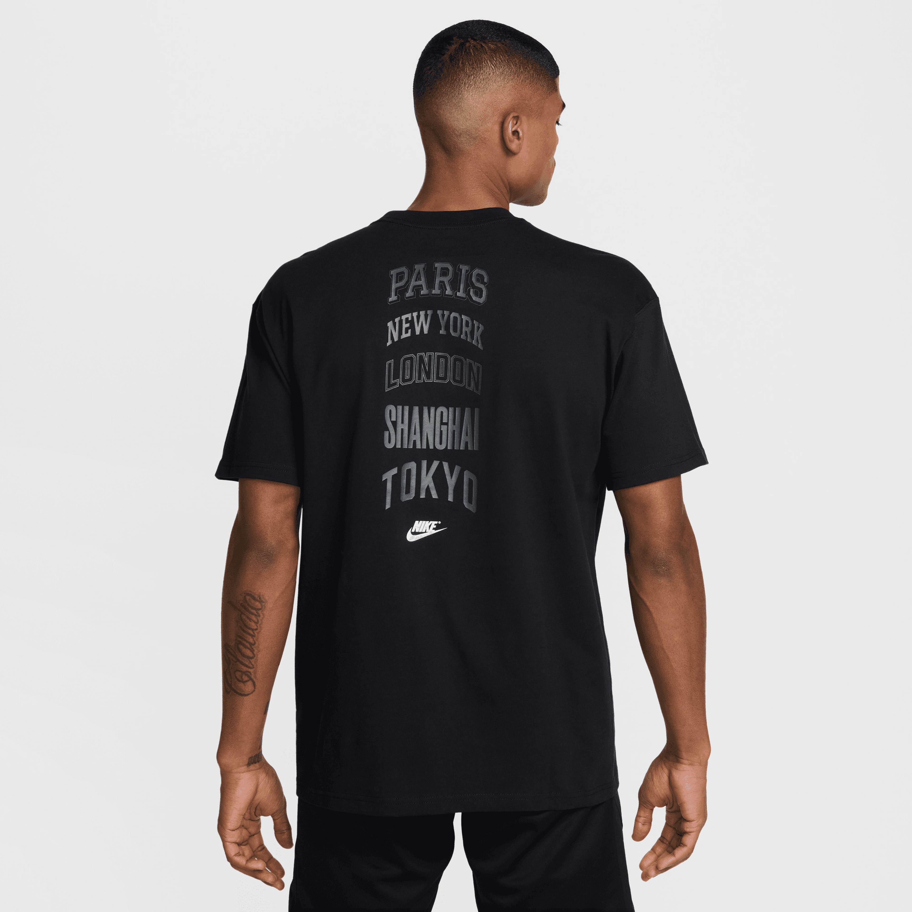 Nike Sportswear Max 90 Air Graphics 2 Erkek Siyah T-Shirt