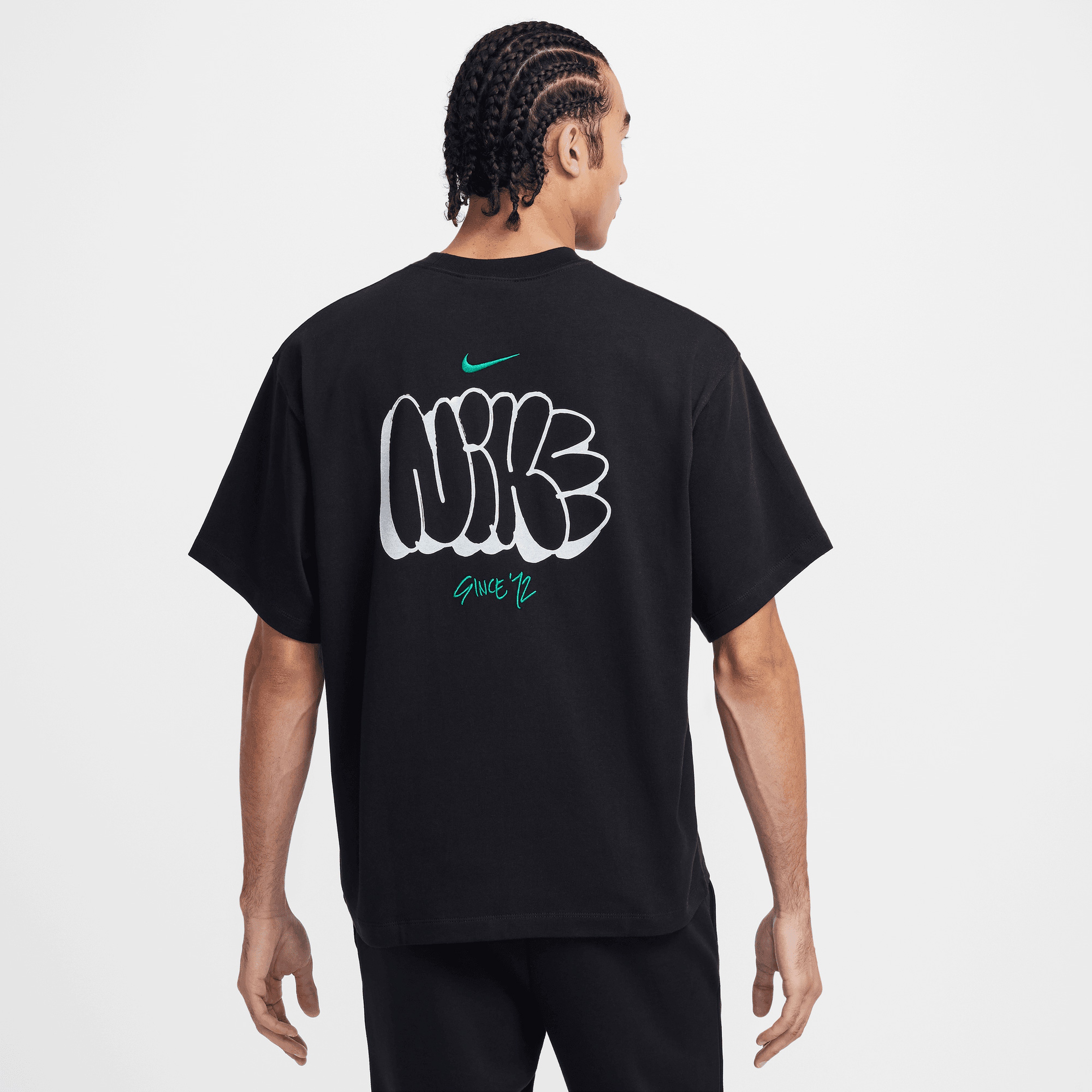 Nike Solo Swoosh Erkek Siyah T-Shirt