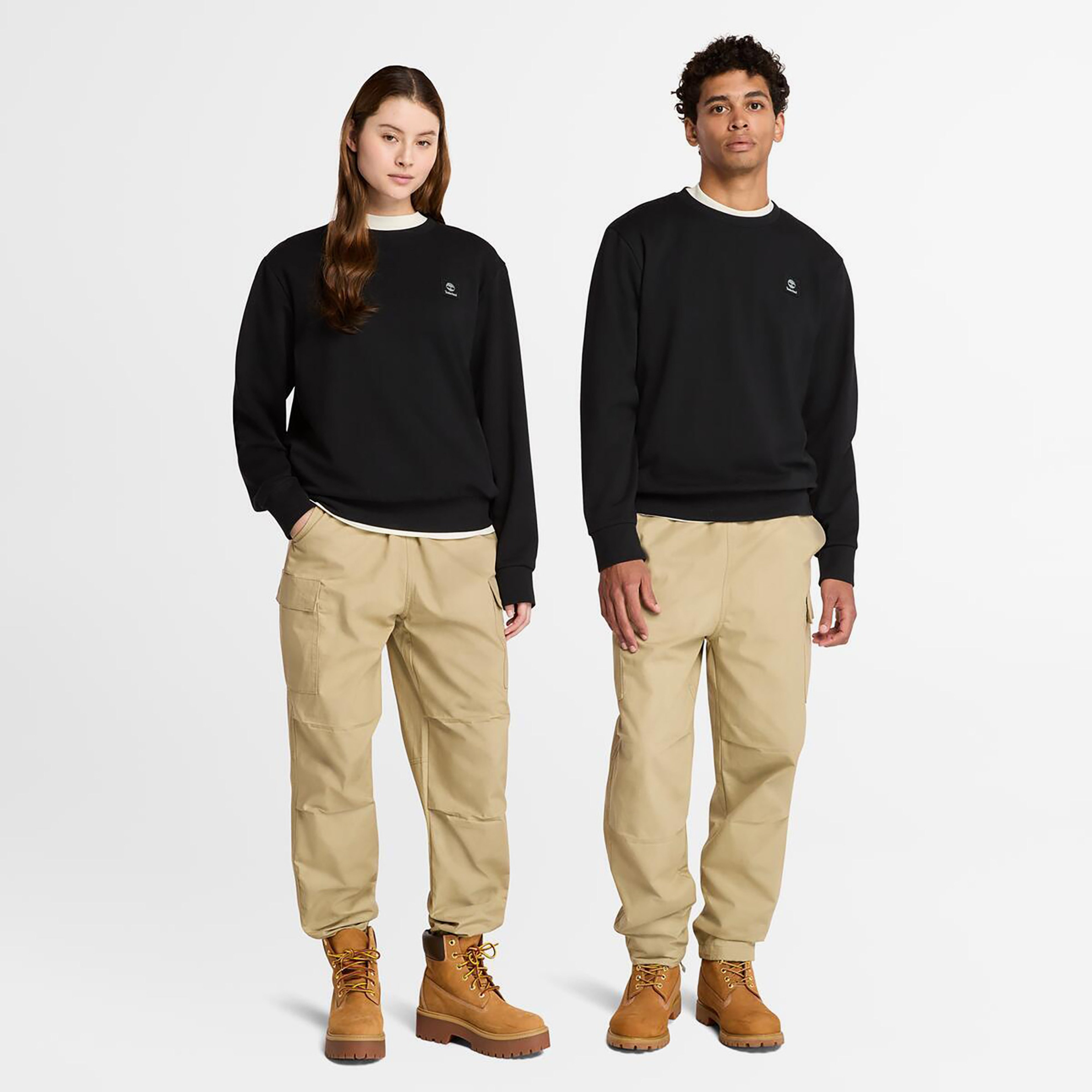 Timberland Woven Badge Ripstop Cargo Unisex Krem Pantolon