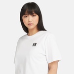 Timberland Sleeve Woven Badge Erkek Beyaz T-Shirt