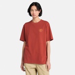 Timberland Washed Boot Lab Back Graphic Erkek Kahverengi T-Shirt