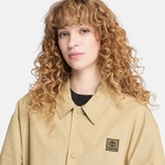 Timberland Woven Badge Ripstop Coach Unisex Krem Ceket