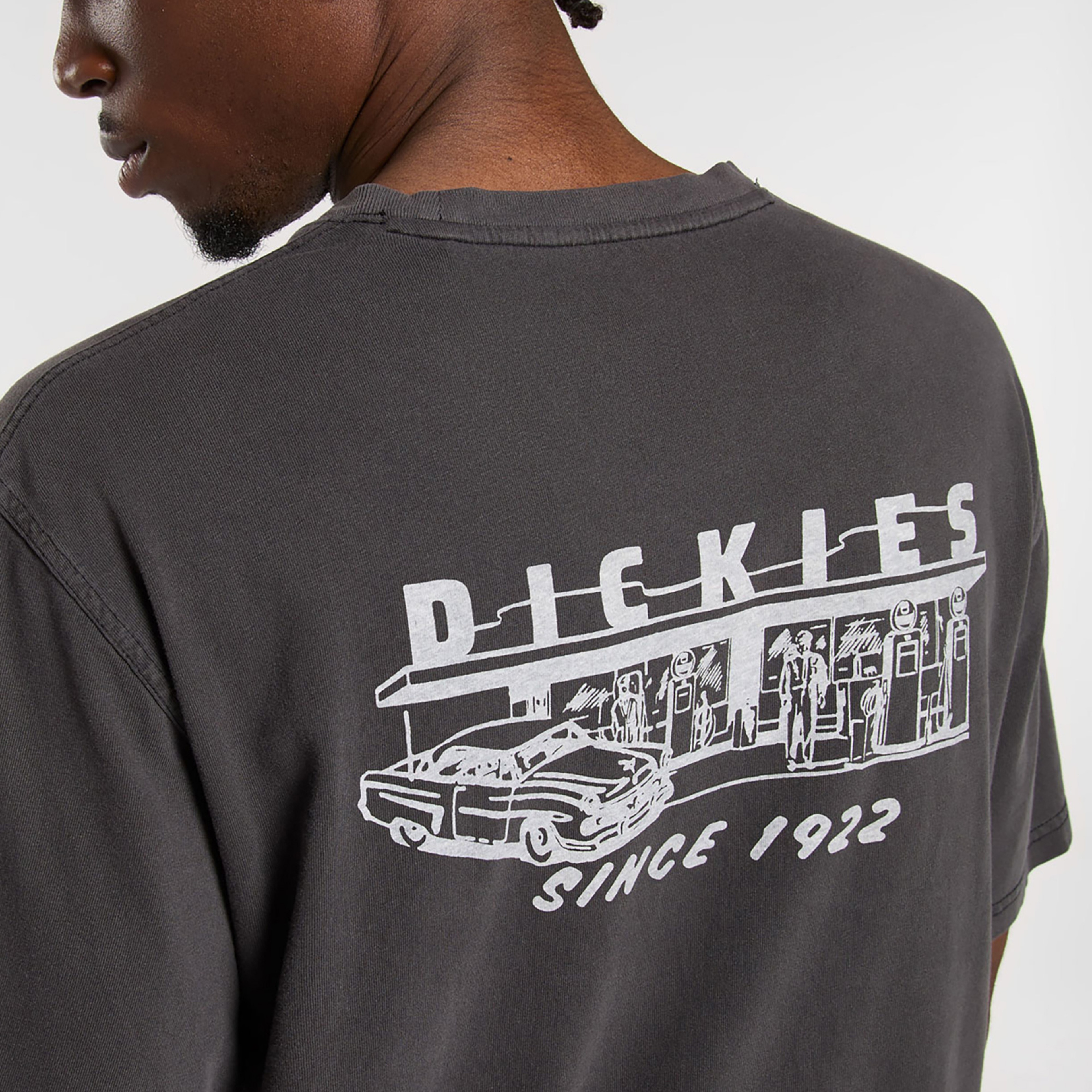 Dickies Service Station Ss Erkek Siyah T-Shirt