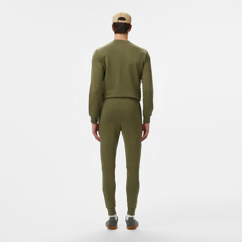 Erkek Slim Fit Organik Pamuk Haki Eşofman Altı