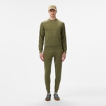 Erkek Slim Fit Organik Pamuk Haki Eşofman Altı