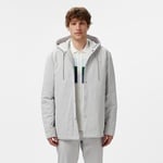 Erkek Regular Fit Kapüşonlu Gri Ceket