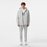 Erkek Regular Fit Kapüşonlu Gri Ceket