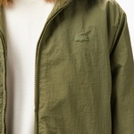 Kadın Kapüşonlu Yeşil Yağmurluk