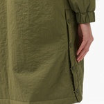 Kadın Kapüşonlu Yeşil Yağmurluk