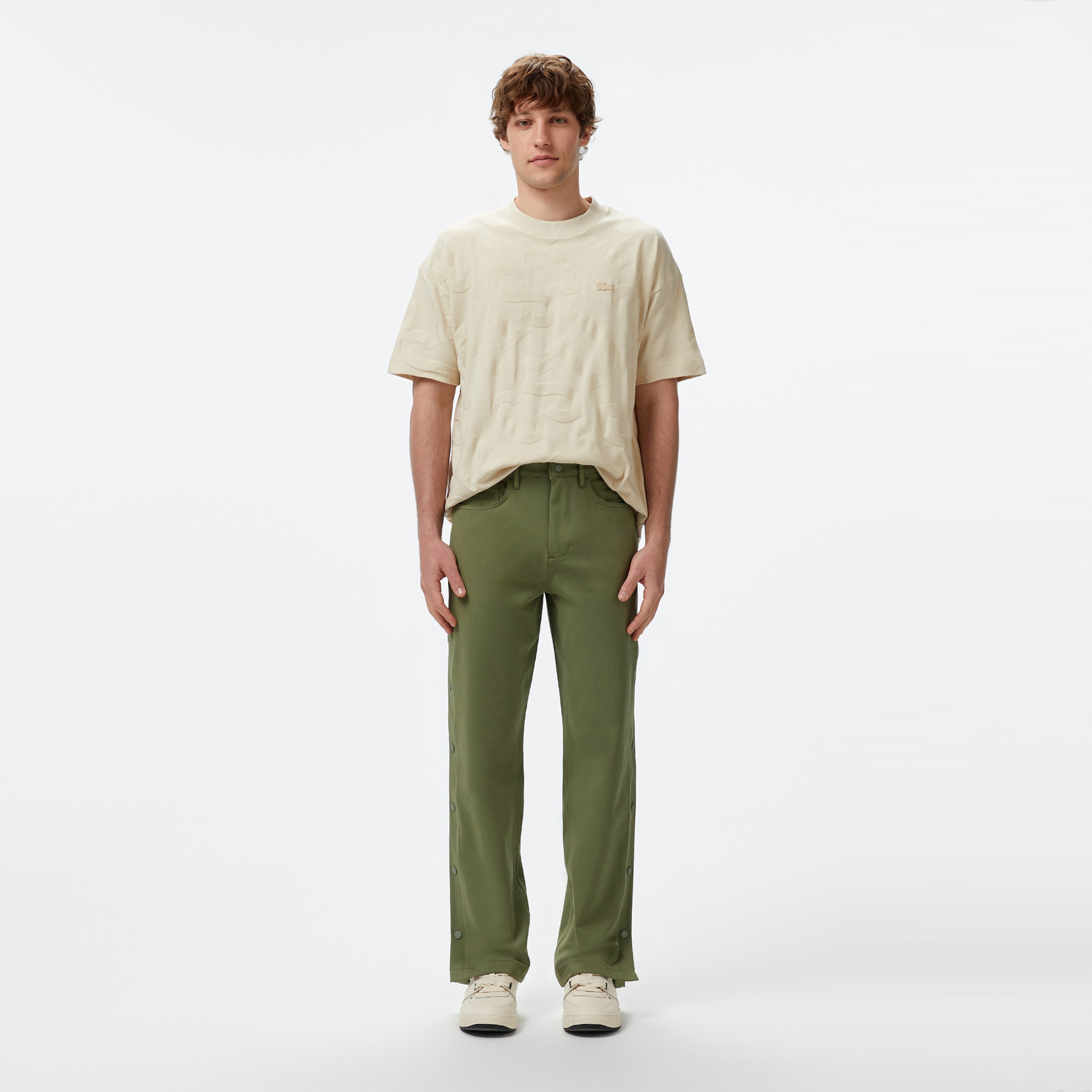 Erkek Regular Fit Haki Pantolon