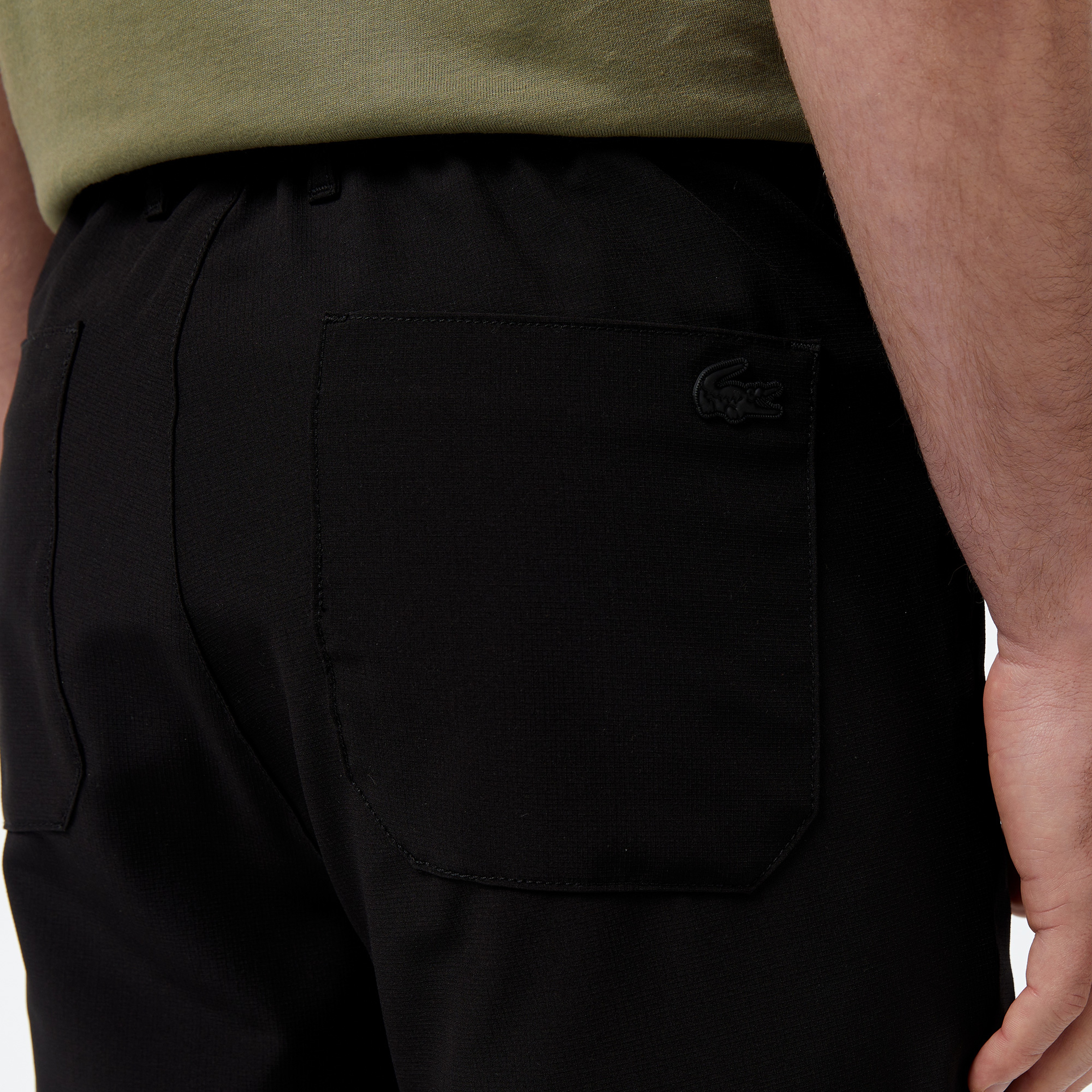 Erkek Tapered Fit Siyah Pantolon