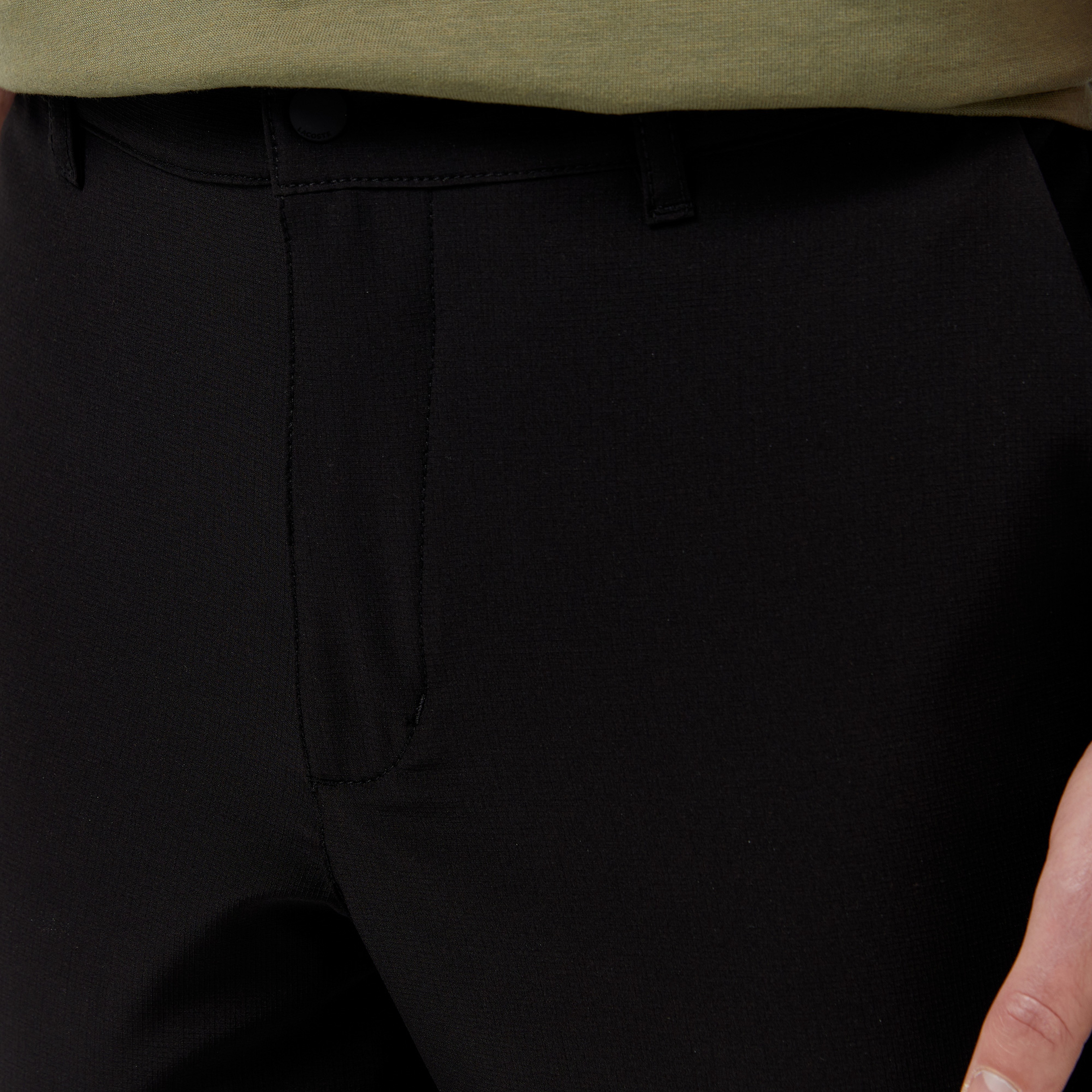 Erkek Tapered Fit Siyah Pantolon