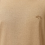 Erkek Relaxed Fit Bisiklet Yaka Bej T-Shirt