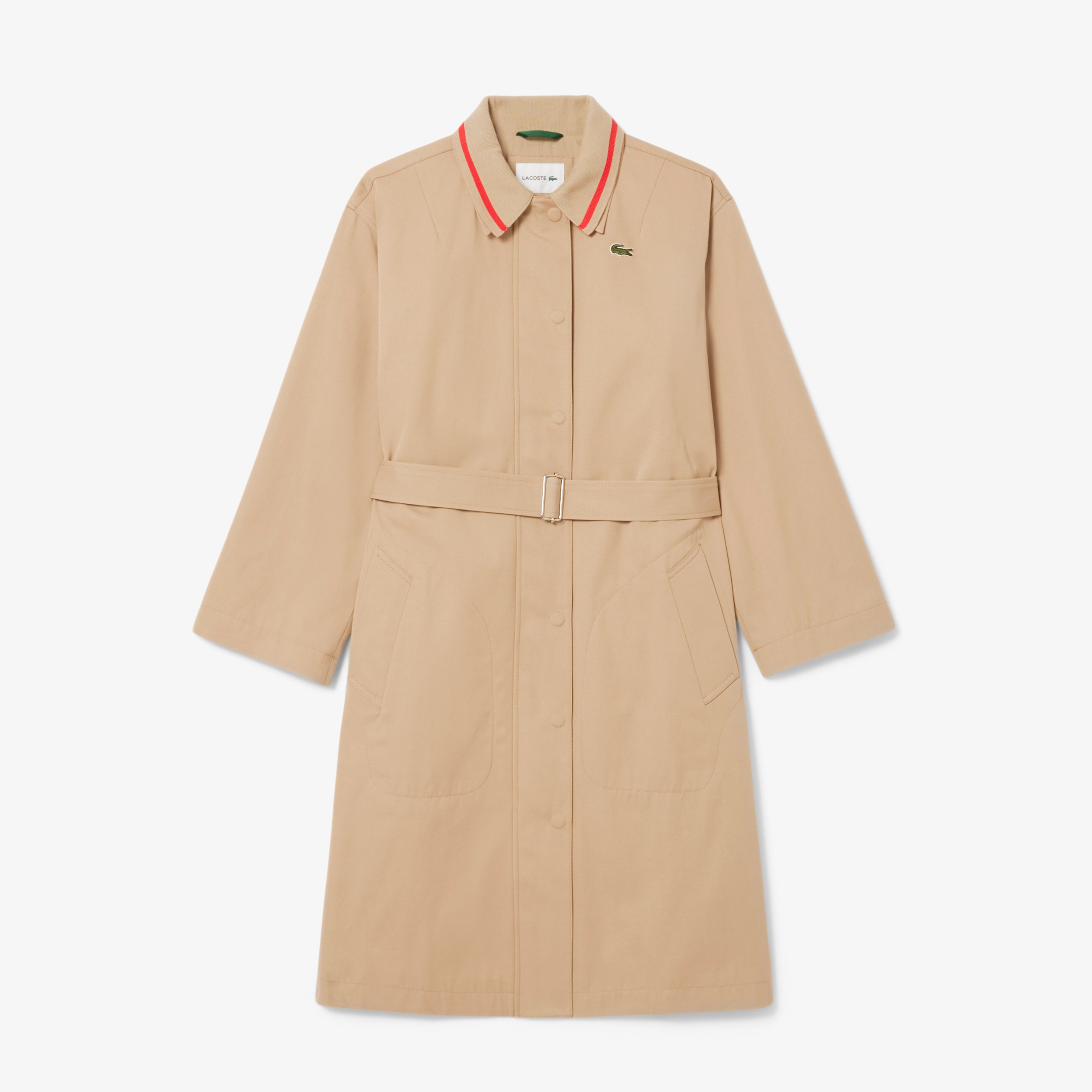 Kadın Relaxed Fit Bej Trençkot