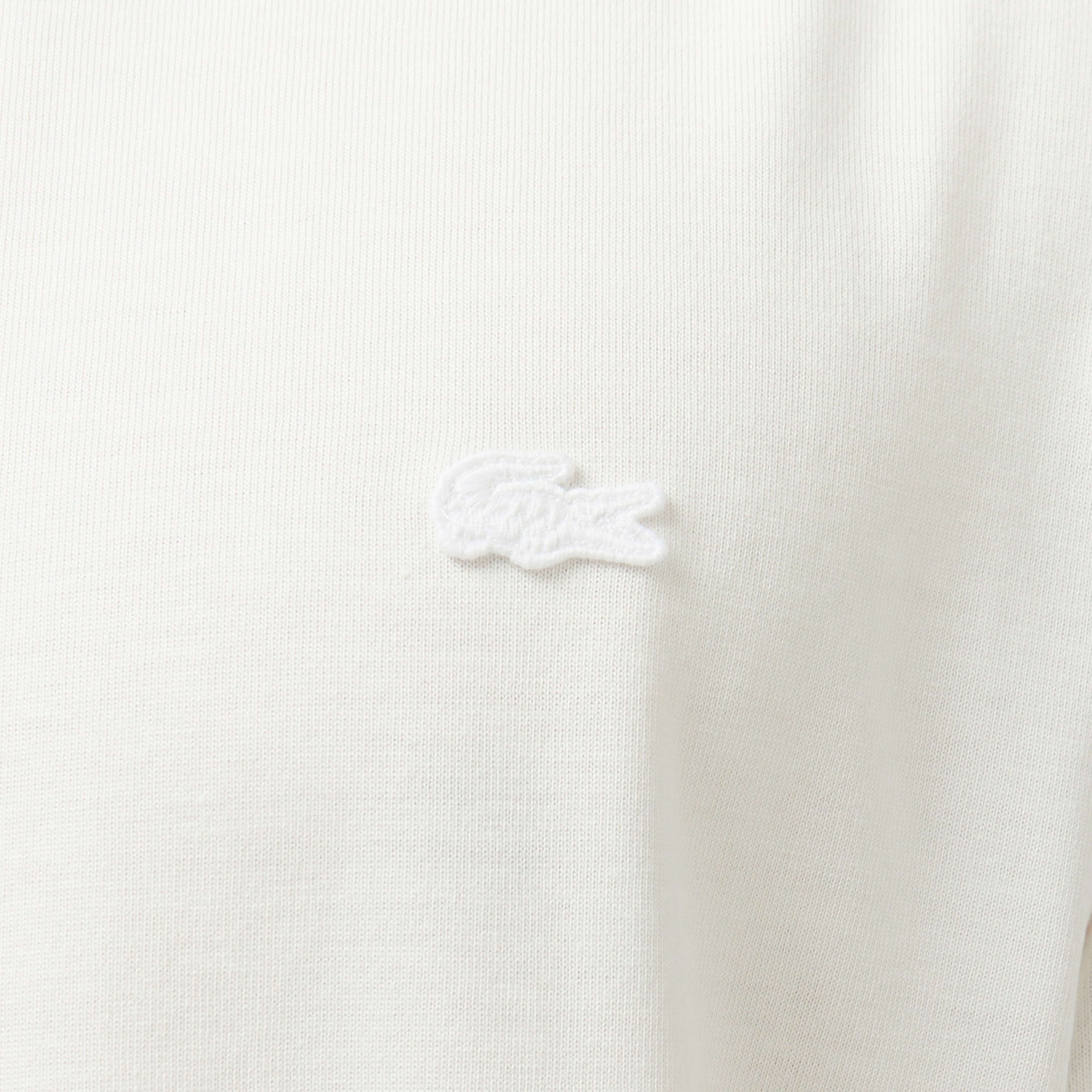 Erkek Relaxed Fit Bisiklet Yaka Beyaz T-Shirt