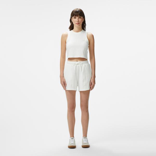 Kadın Relaxed Fit Beyaz Şort