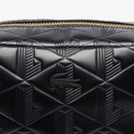 Maheki Kadın Monogram Deri  Siyah Postacı Çantası